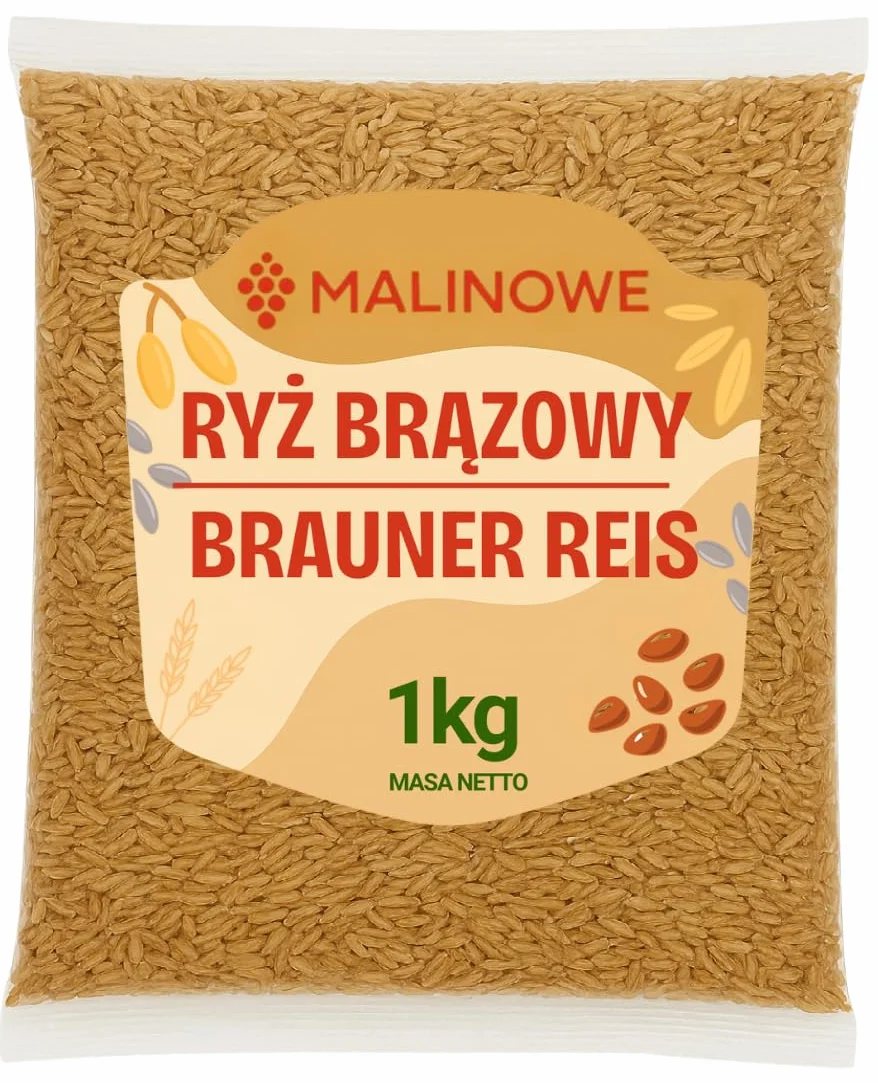 Ryż brązowy 1kg naturalny odchudzanie