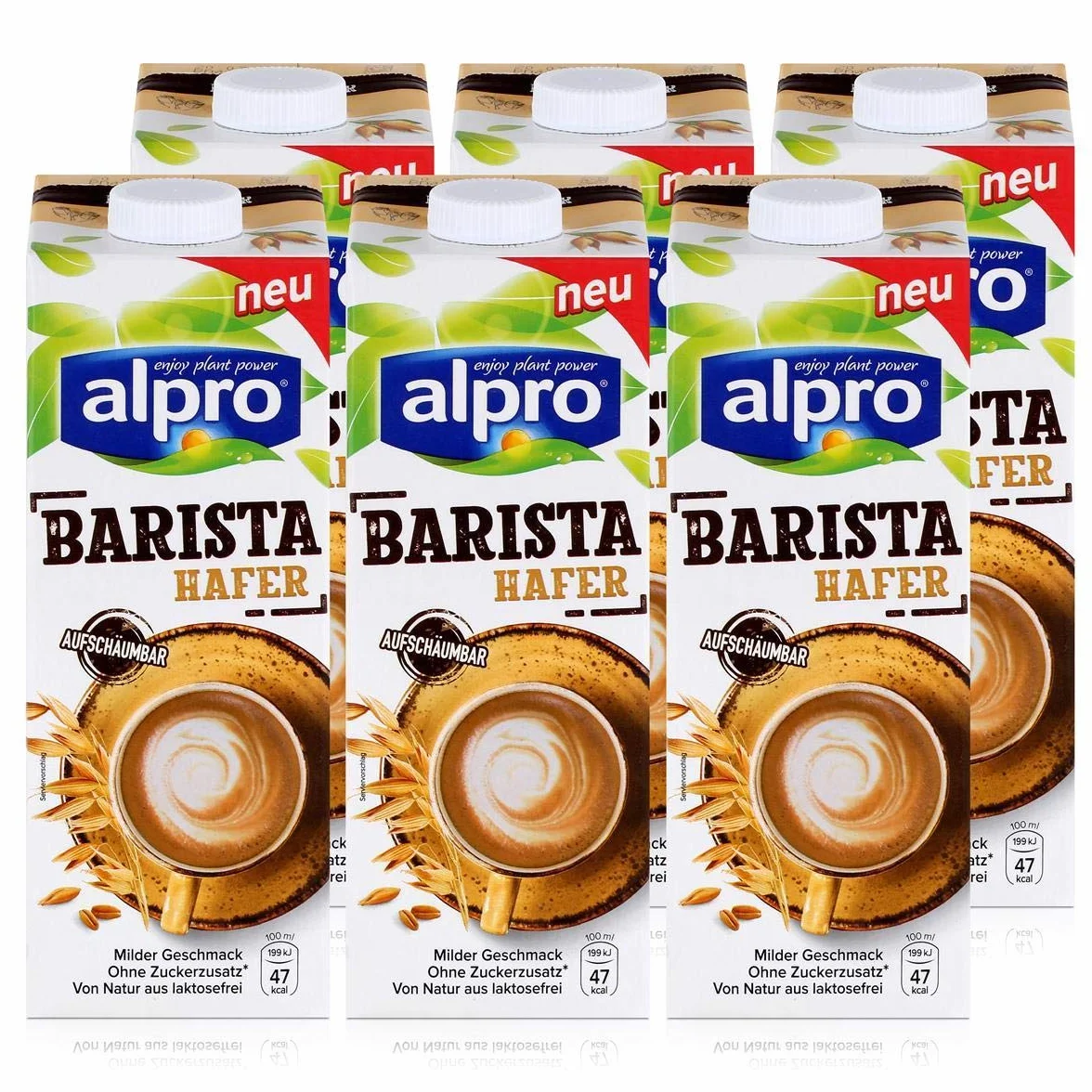 Alpro Barista napój owsiany 1 l biologiczny spieniany 6 sztuk