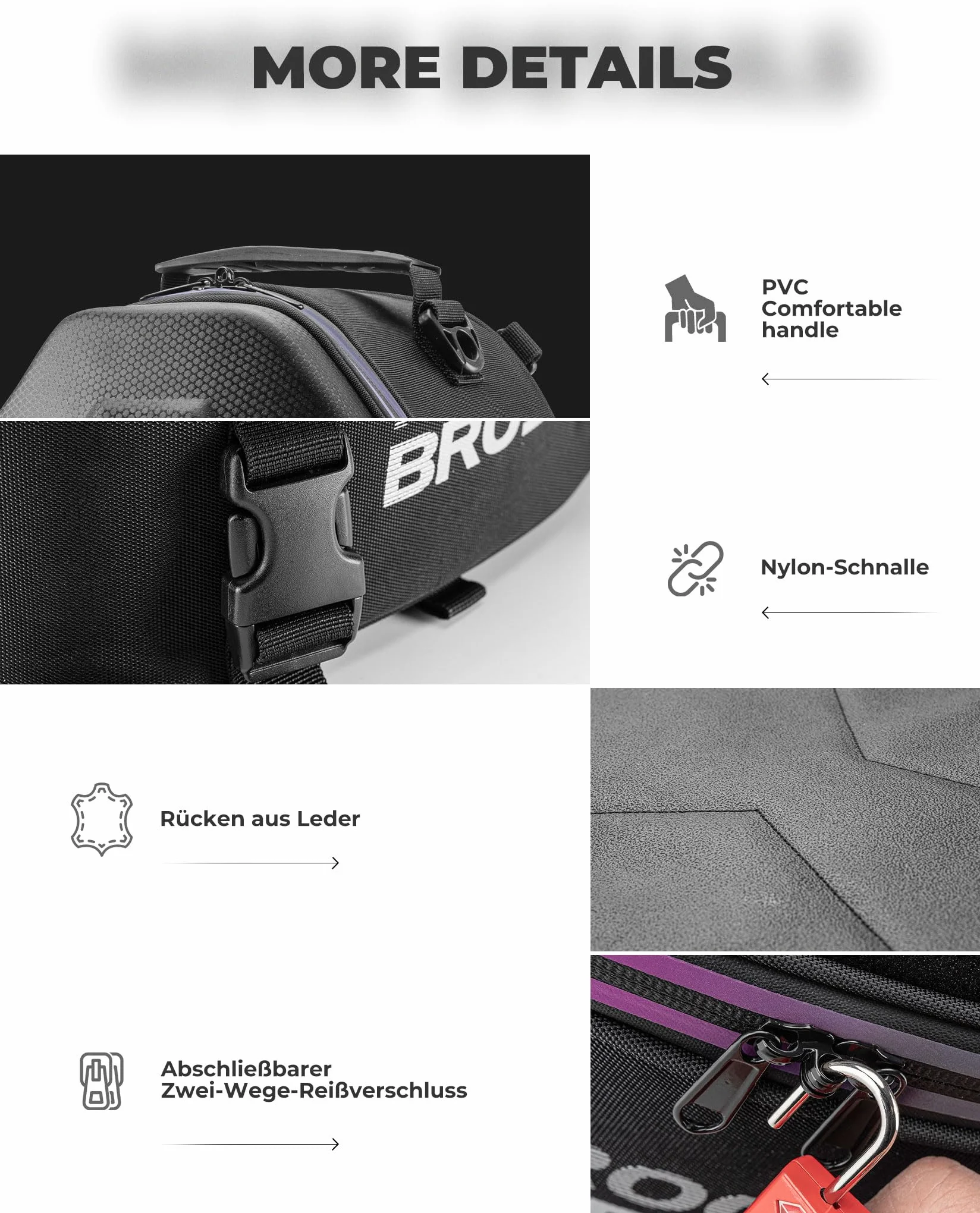 ROCKBROS Torba Na Tylne Siedzenie Motocyklowe Torba Na Siedzenie, 12,5 L Torba Na Bagaż Motocyklowy Plecak Z Paskami Wodoodporna Torba Motocyklowa Z Pokrowcem Przeciwdeszczowym Do Przechowywania