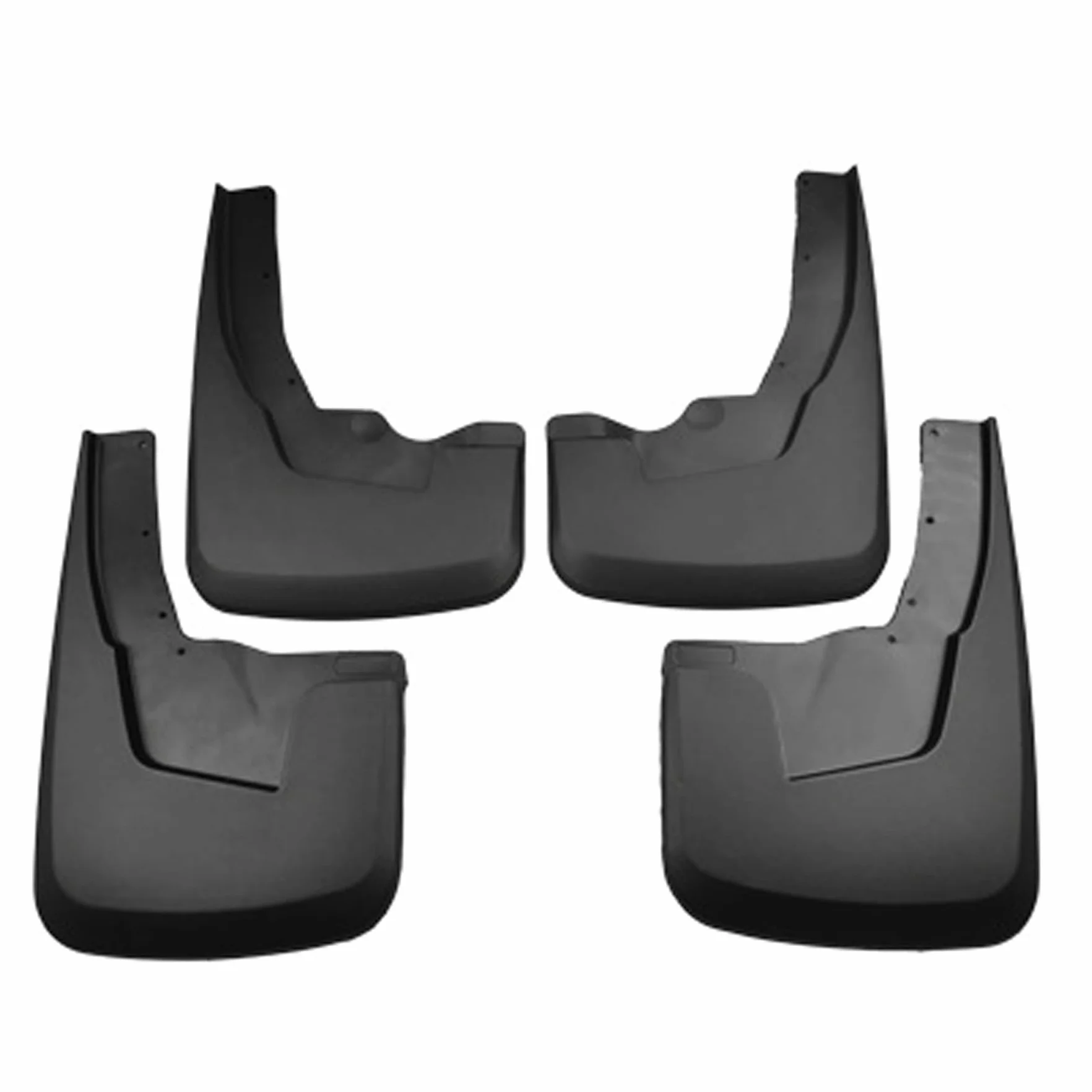 Mud Flaps Splash Guards Fit for Dodge Ram 1500 2019-2023 z brwiami na kółkach, przód i tył, 4 sztuki/zestaw