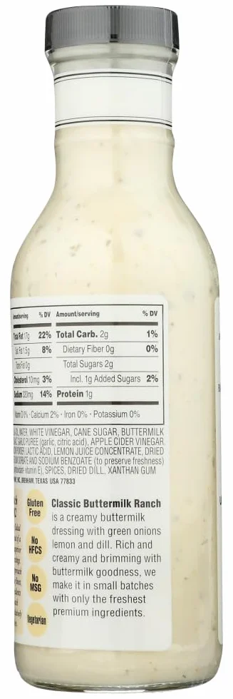 Briannas Ranch Vinaigrette 355Ml Opakowanie 6 szt