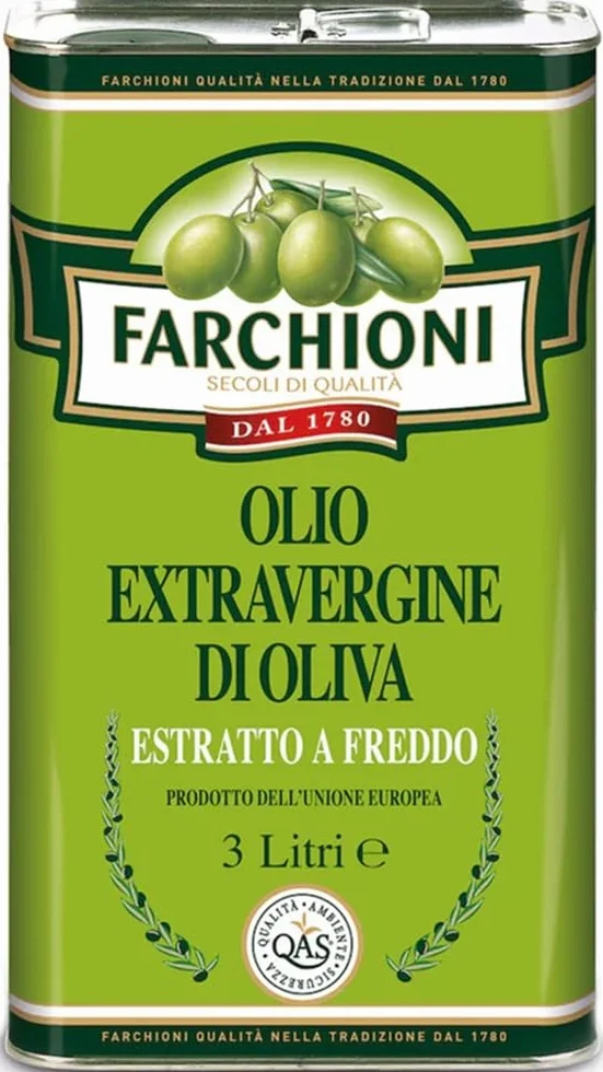 Farchioni Oliwa z oliwek Extra Virgin Ekstrakcja na zimno 3 litry