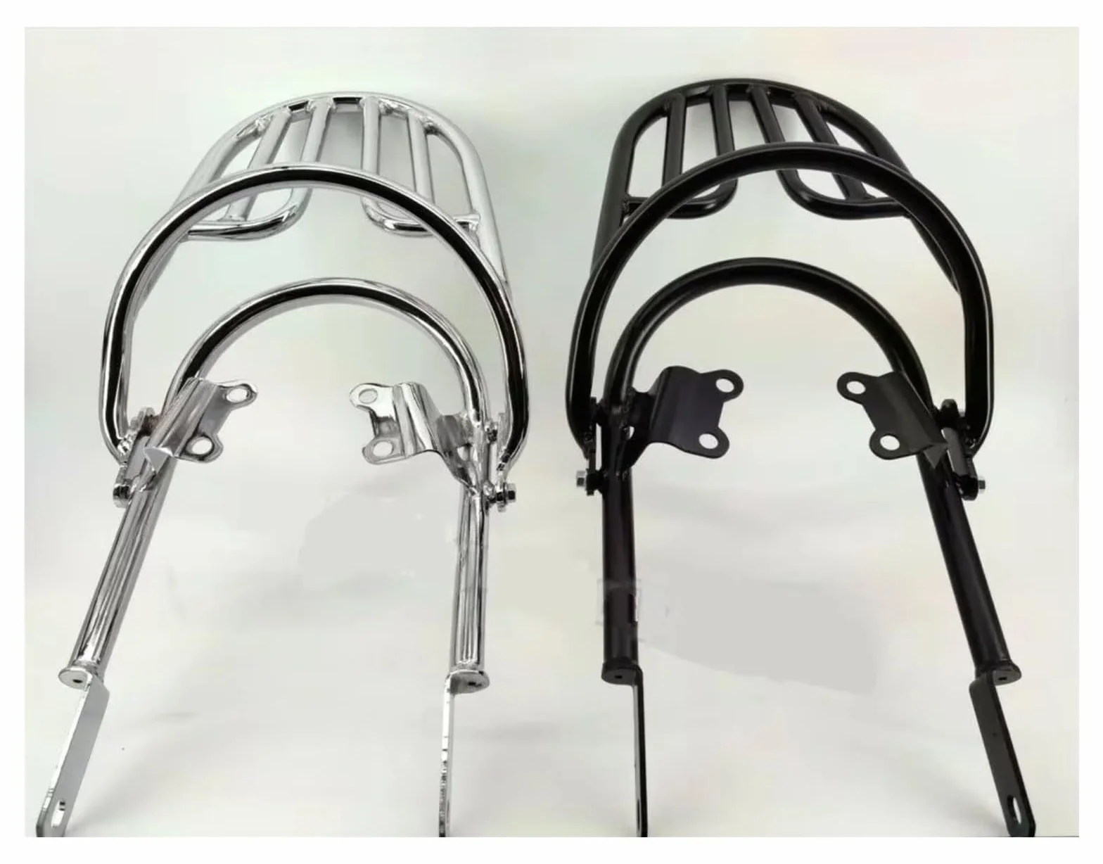 Bagażnik motocyklowy dla Triumph dla Bonneville T120 T100 2016-2023 2024 16 17 18 19 20 21 22 23 24 uchwyt tylny uchwyt tylny drążek półka na bagażnik (chromowany stojak)