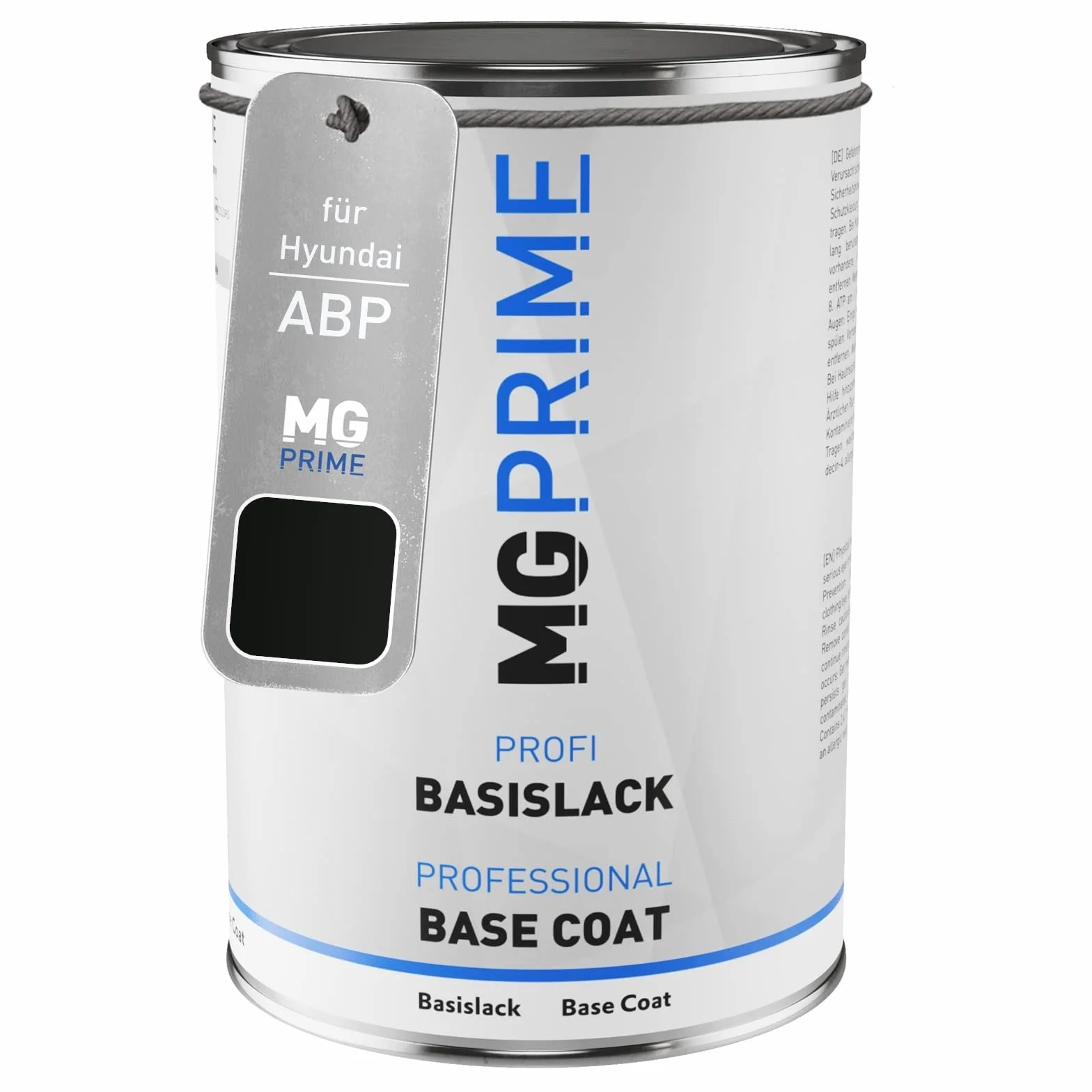 MG PRIME Lakier samochodowy Puszka gotowa do natrysku dla Hyundai ABP Absolute Black Pearl Lakier bazowy 1.0 litr 1000ml