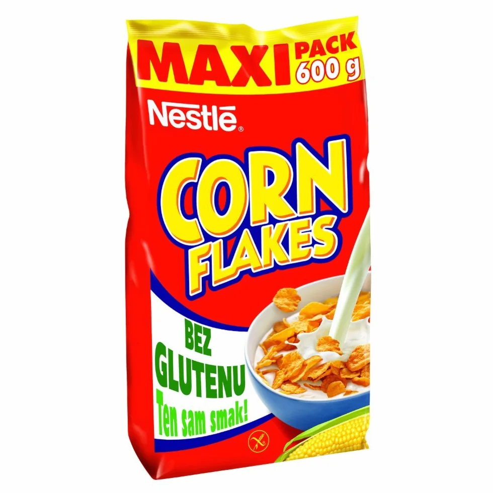 Nestlé Corn Flakes Płatki śniadaniowe 600 g