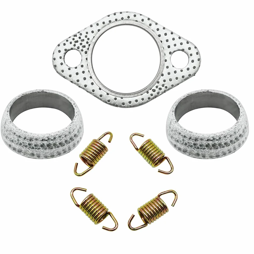 Uszczelka do t?umika wydechowego, zestaw do konwersji do Polaris Scrambler 500 Sportsman 400 450 500 2001-2014 Ranger 400 425 500 Zestaw uszczelek tłumika z sprężyną