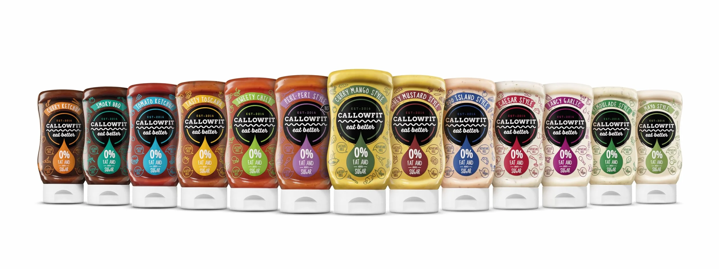 Callowfit sos niskokaloryczny 0% tłuszczu i cukru dymny grill