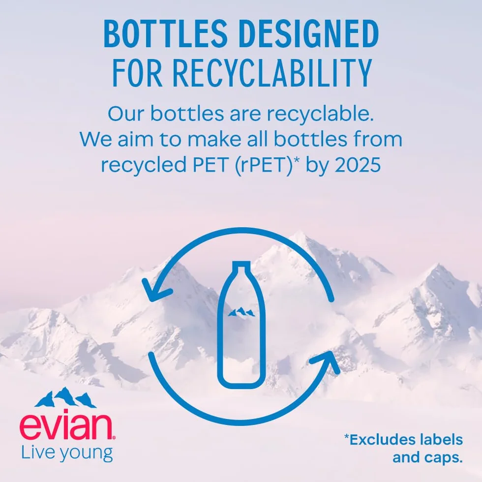 evian evian Still woda mineralna, 24 x 0,5 l