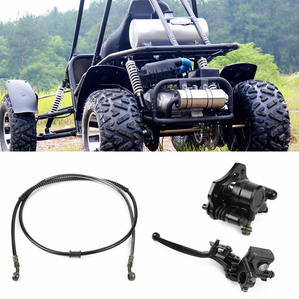 Hydrauliczny tylny system zacisków hamulcowych tarczowych z okładzinami, hydrauliczny tylny zacisk hamulca tarczowego do quada, Dirt Bike, ATV Dune