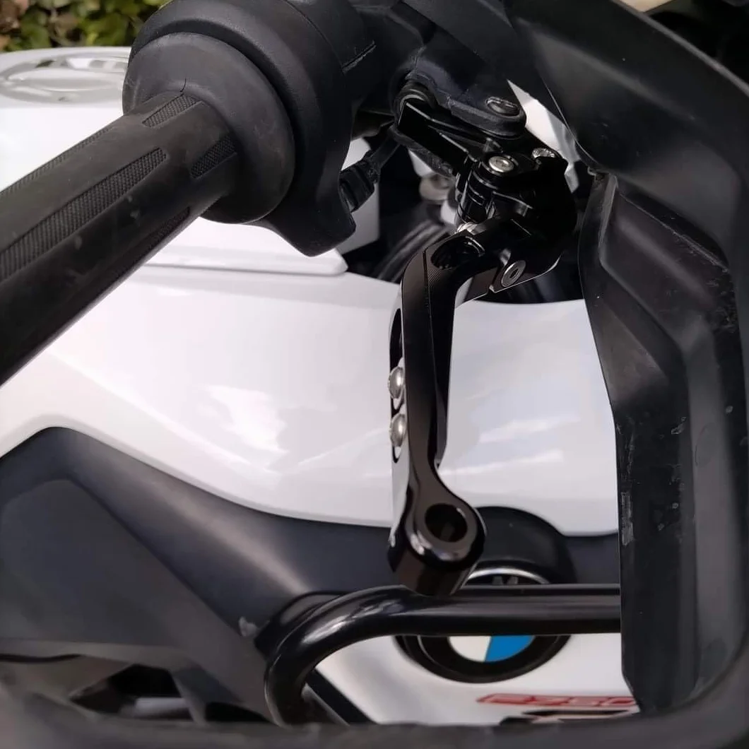 Wysuwana składana dźwignia hamulca dźwignia sprzęgła do Honda NT1100 2022-2024, wykonana ze stopu aluminium CNC (niebieski)