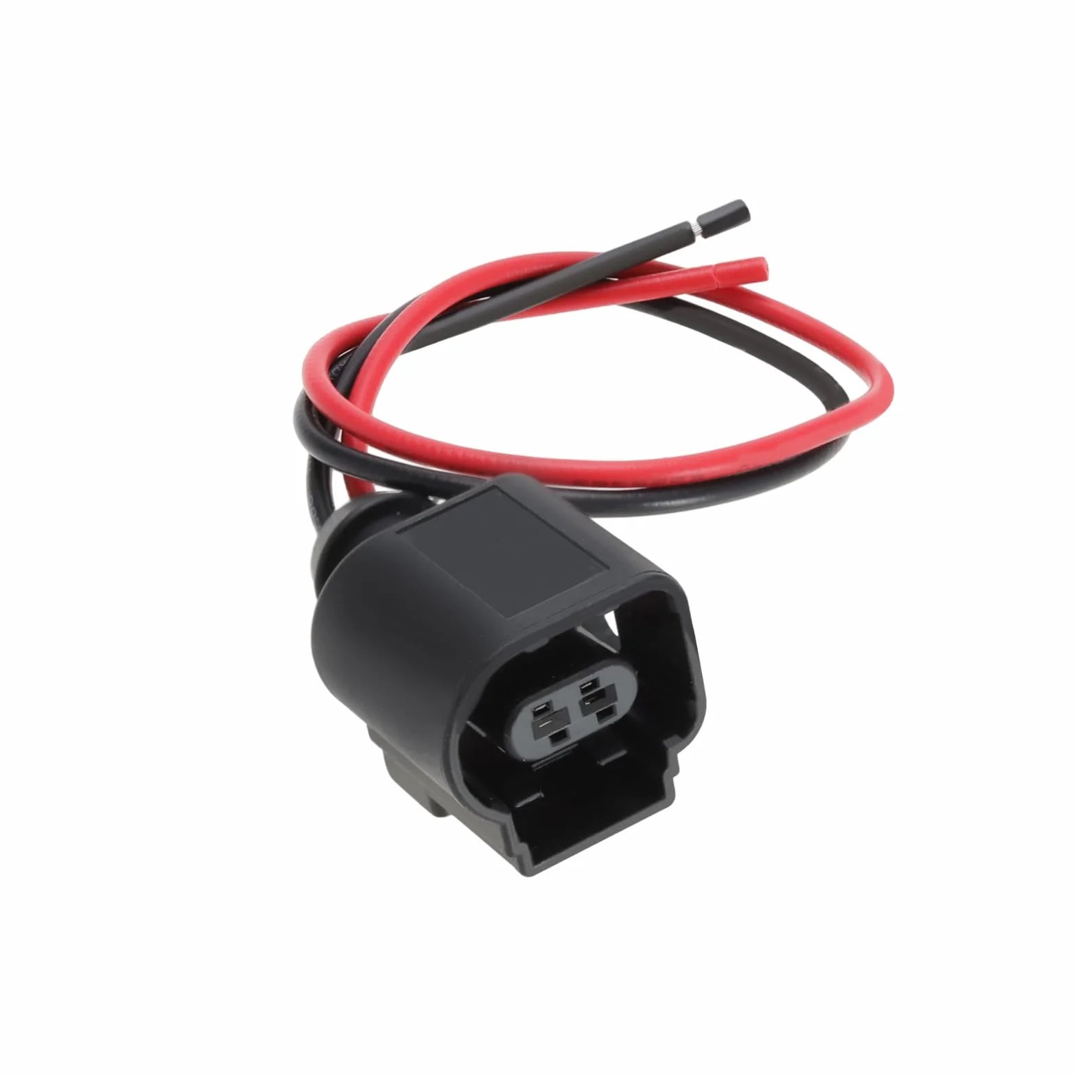Create idea 1 x 2-pinowa wtyczka wiązki przewodów do naprawy samochodów, kompatybilna z VW, kompatybilna z Audi, kompatybilna z Seat, kompatybilna ze Skoda 8K0973702