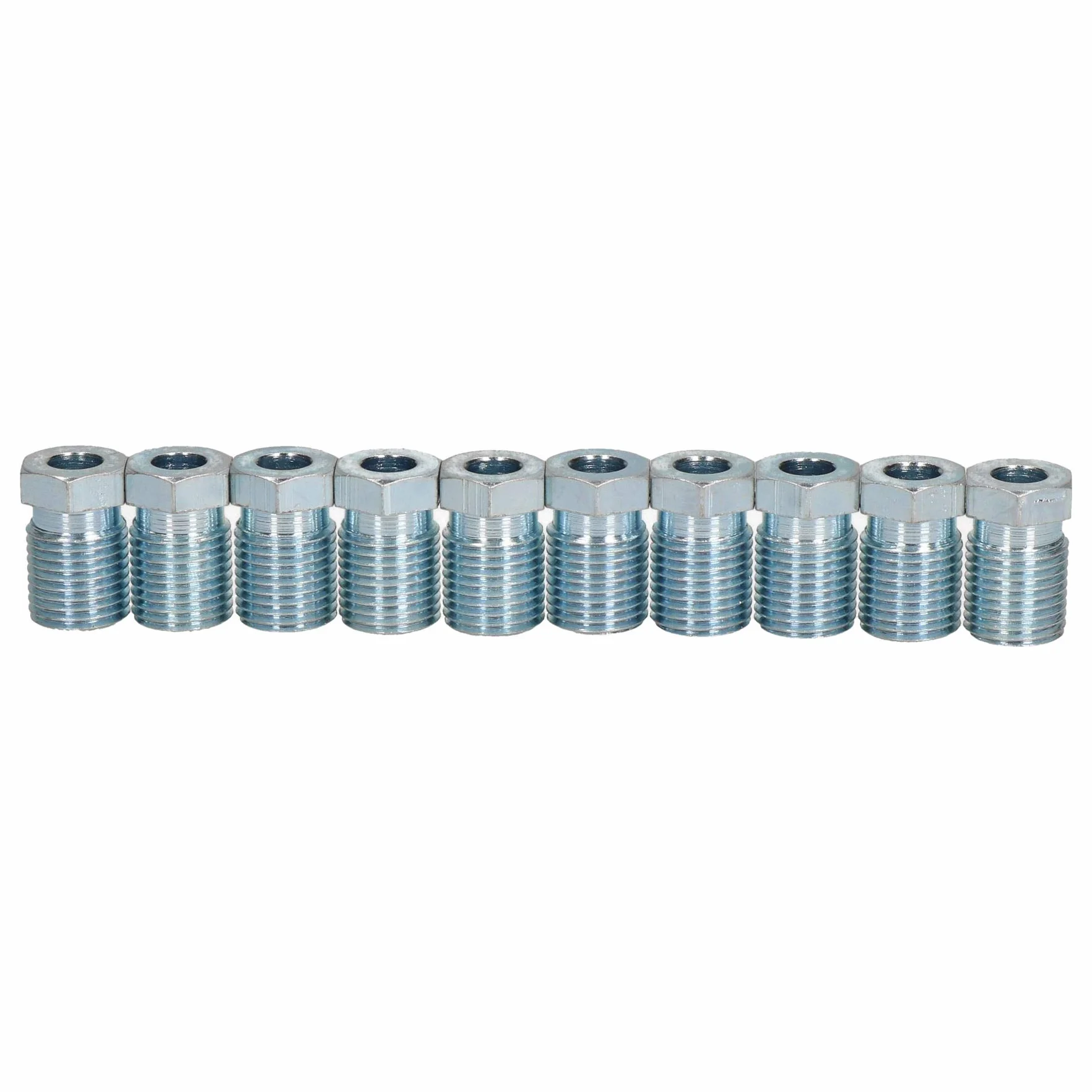 AB Tools stal męska złączka rury hamulcowej 1/2" x 20 UNF do rury hamulcowej 1/4" 10 szt.