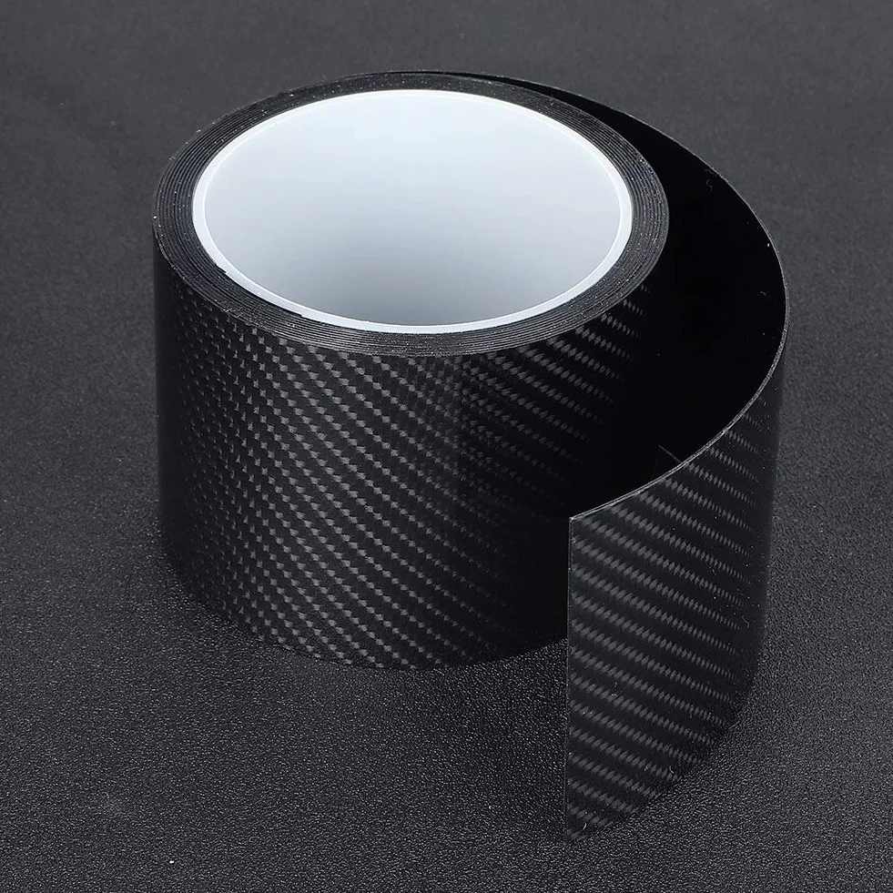 ebtools for Auto Carbon Wrap Car Door Edge Guard Película Protectora de Fibra de Carbono Negra Car Door Edge Guard Etiqueta a Prueba de rayones (7 cm x 3 Metros)