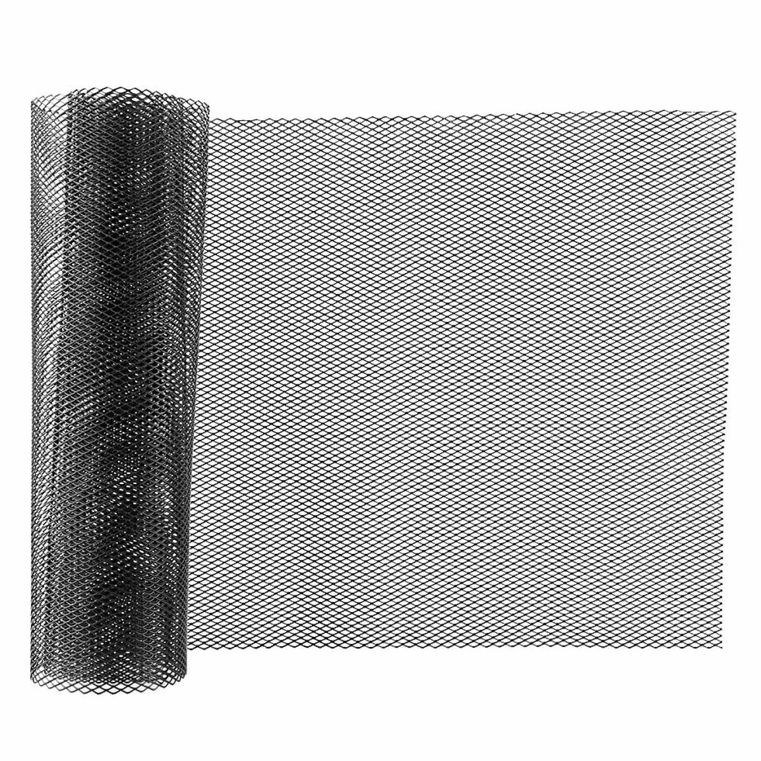 Siatka maskownicy samochodowej, 3x6mm kratka samochodowa ze stopu aluminium Siatka Siatka Zderzak nadwozia Rombowy Grill Uniwersalny