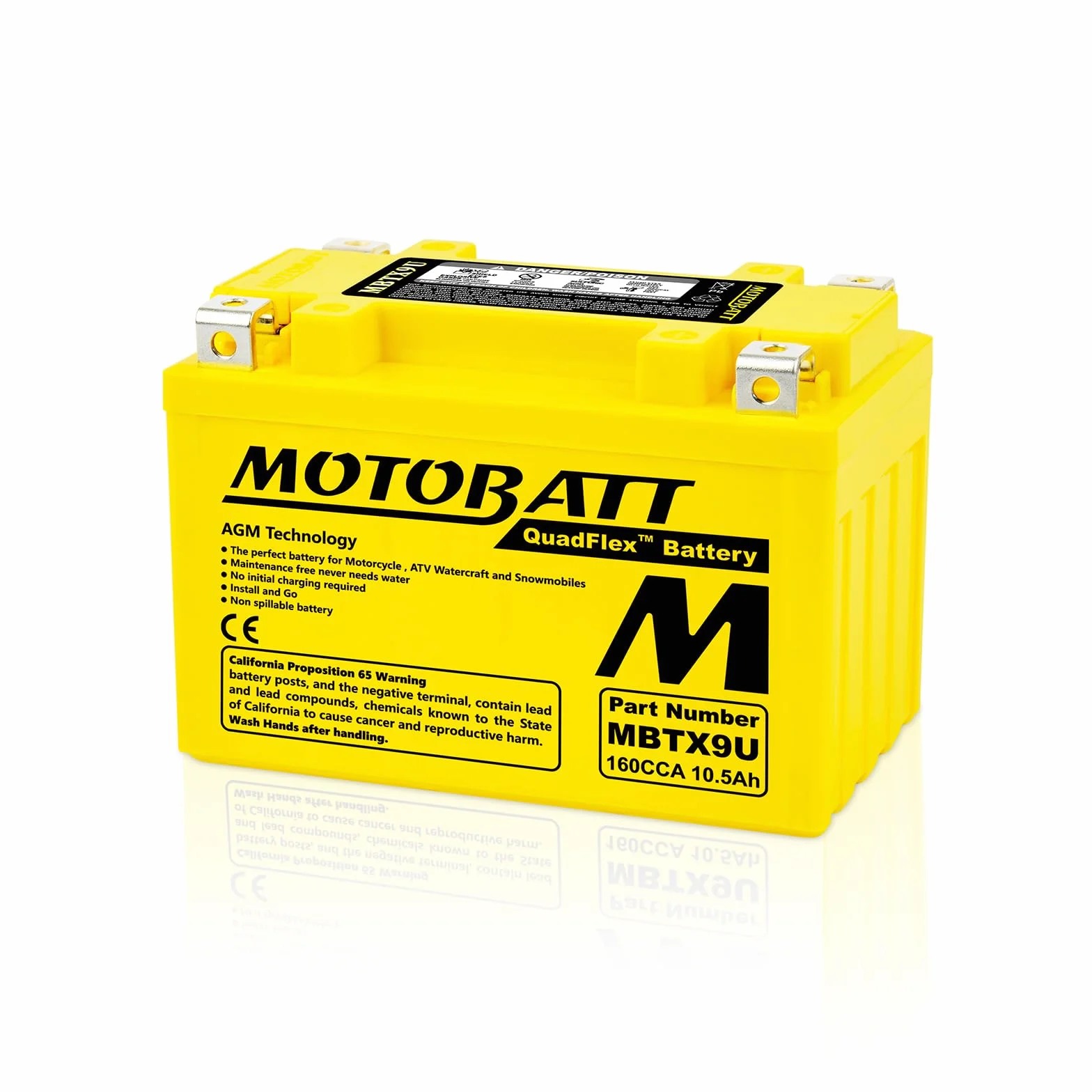 Motobatt MBTX9U akumulator AGM