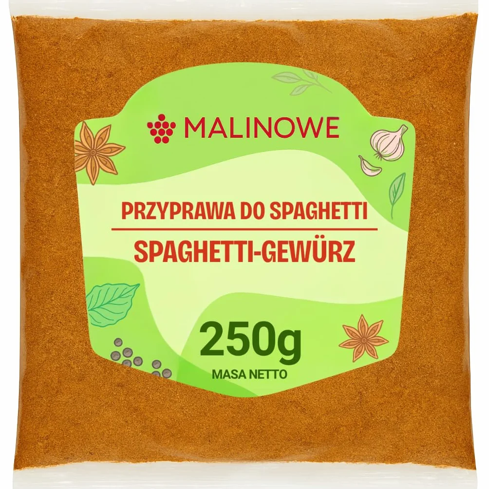 Malinowe PRZYPRAWA DO SPAGHETTI 250g Naturalna Aromatryczna