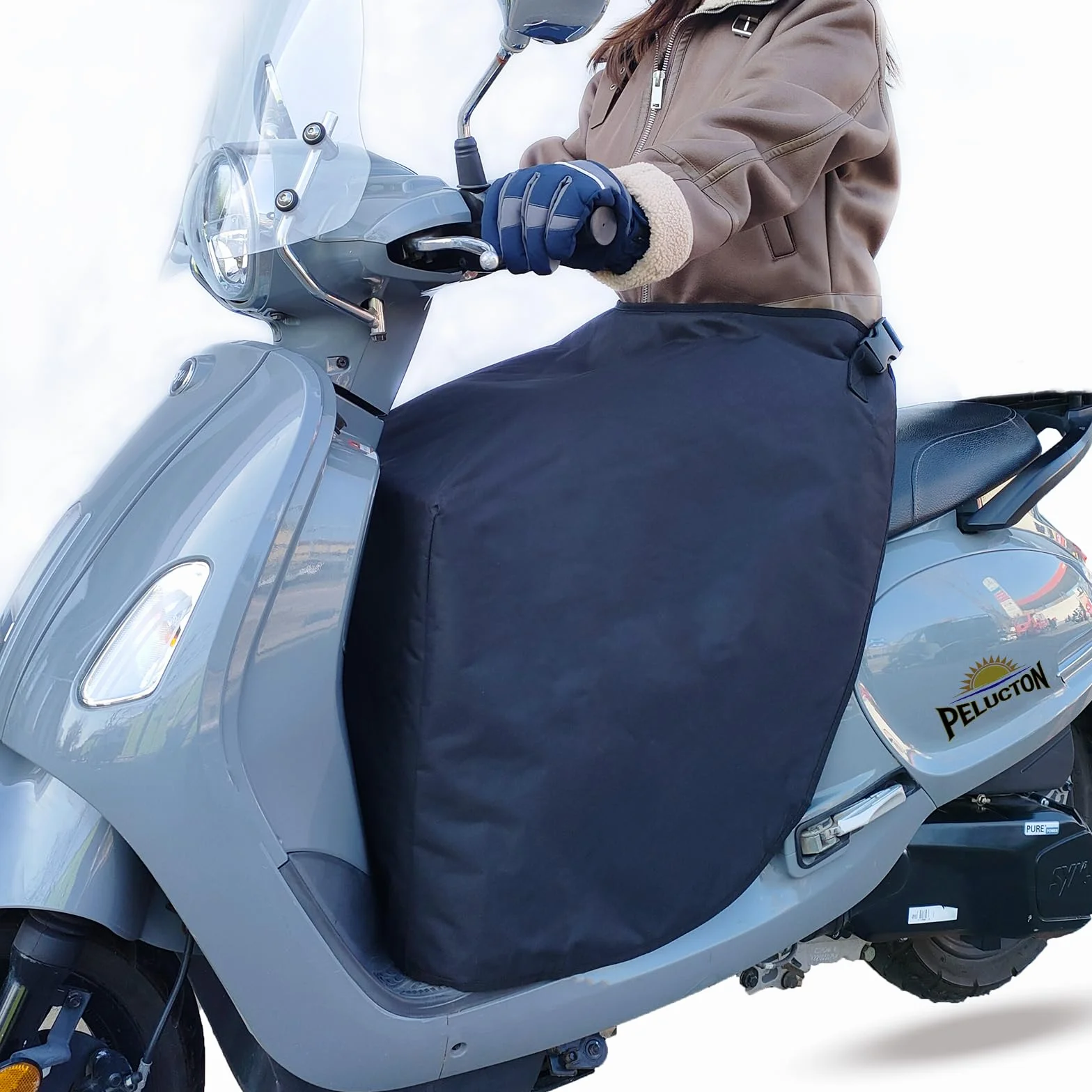 Wodoodporny Pokrowiec na Nogi Skutera, Uniwersalny Fartuch na Nogi Skutera, Ciepły Ochraniacz na Nogi, Wiatroodporny koc Przeciwdeszczowy na Nogi do Motocykla