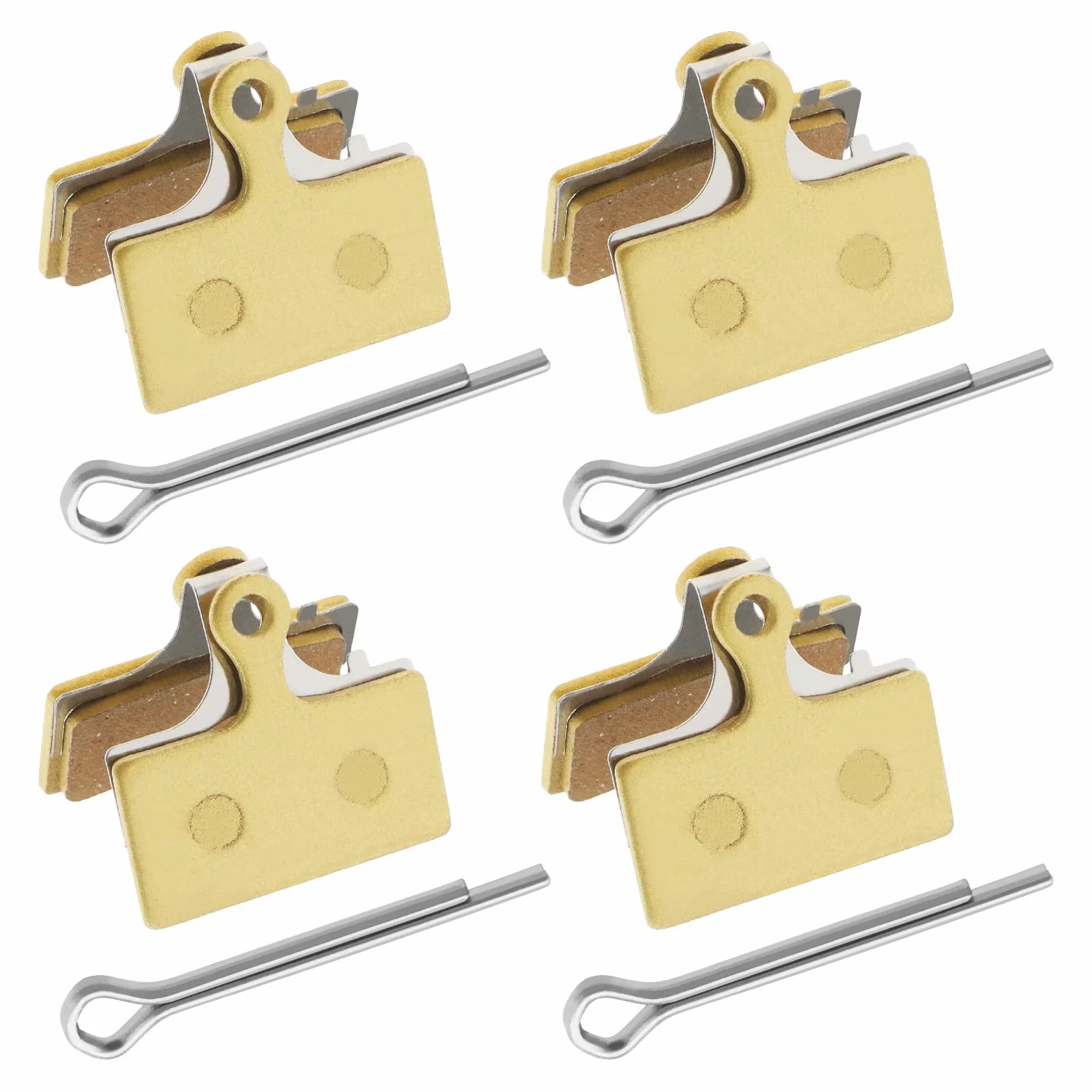4 pary klocków na hamulce tarczowe, kompatybilne z Shimano Deore M610 M615 M6000 SLX M666 M675 M7000 XT M785 M8000 Saint BR-M820, hamulce tarczowe, metal spiekany