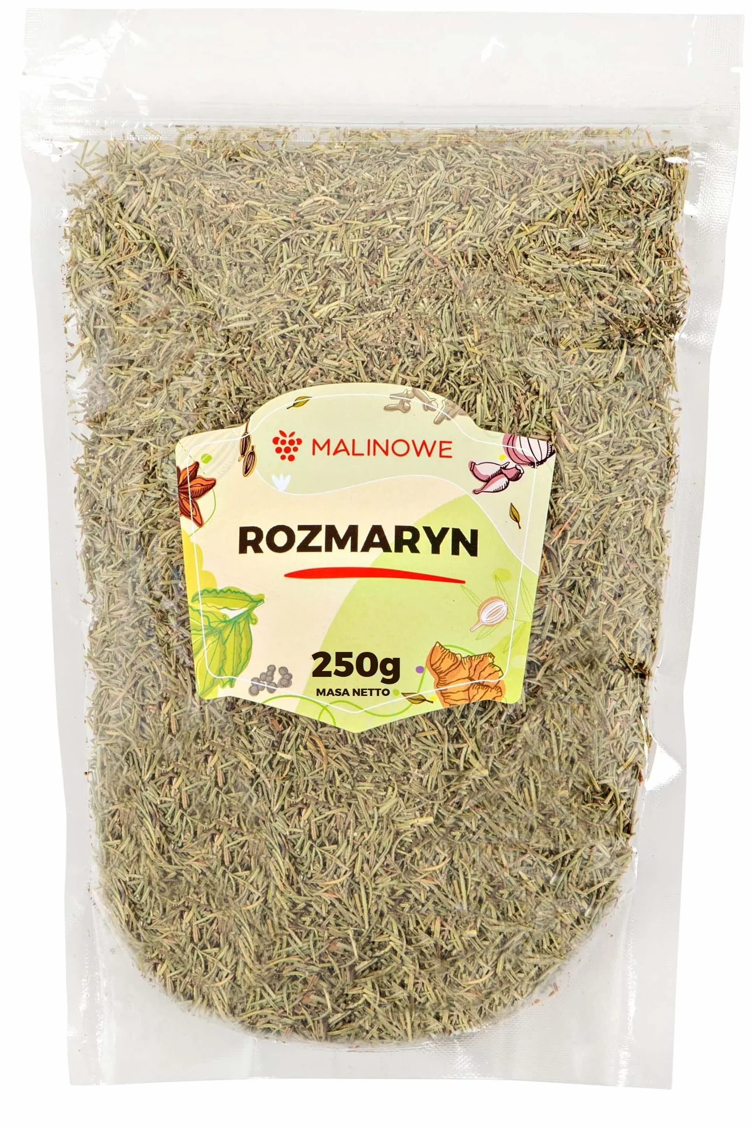 Suszony rozmaryn malinowy 250g aromatyczny