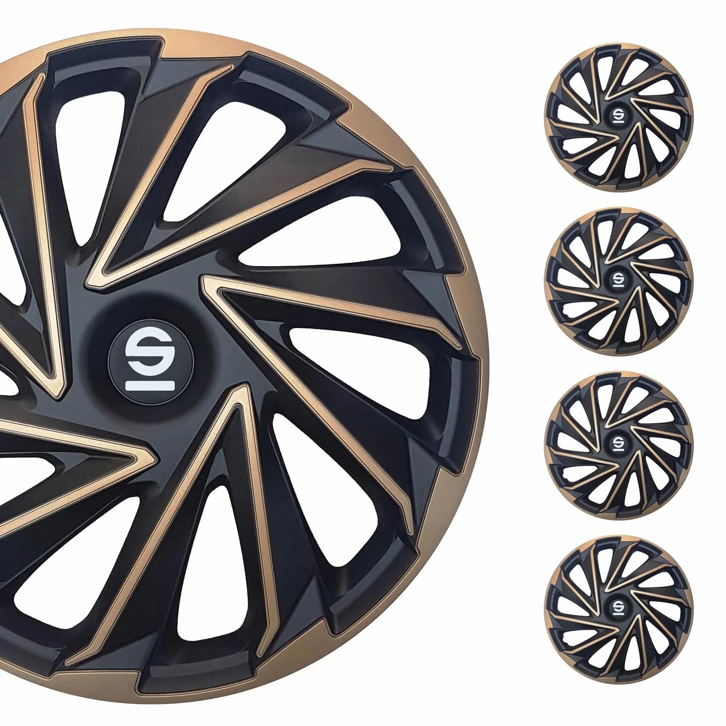 Sparco Radzierblenden Varese - 15-Zoll - Gold/Czarny - Satz z 4 Sztuka