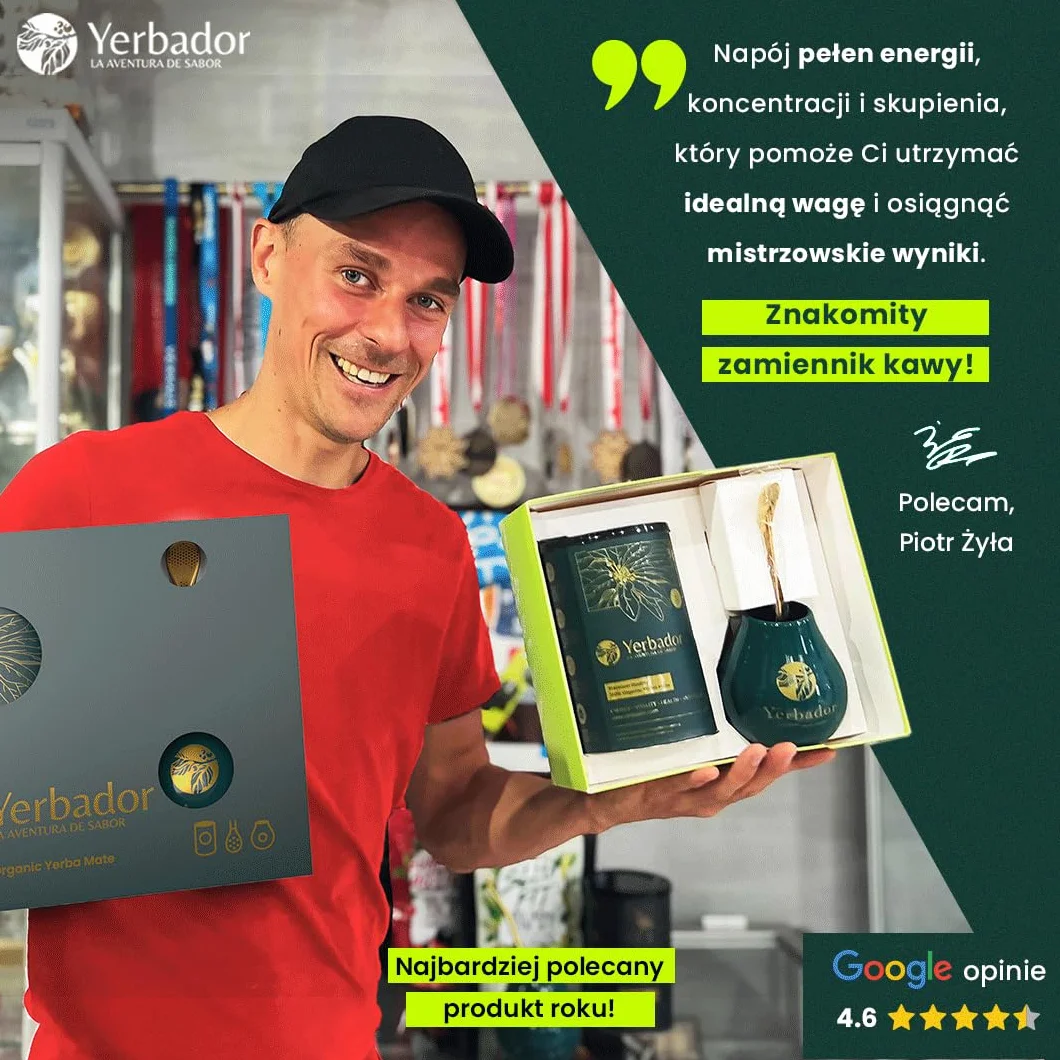 YERBADOR Yerba Mate na odchudzanie Slim Fit | Naturalna energia, napój detoksykujący i oryginalny smak, suszony bez dymu | 300g