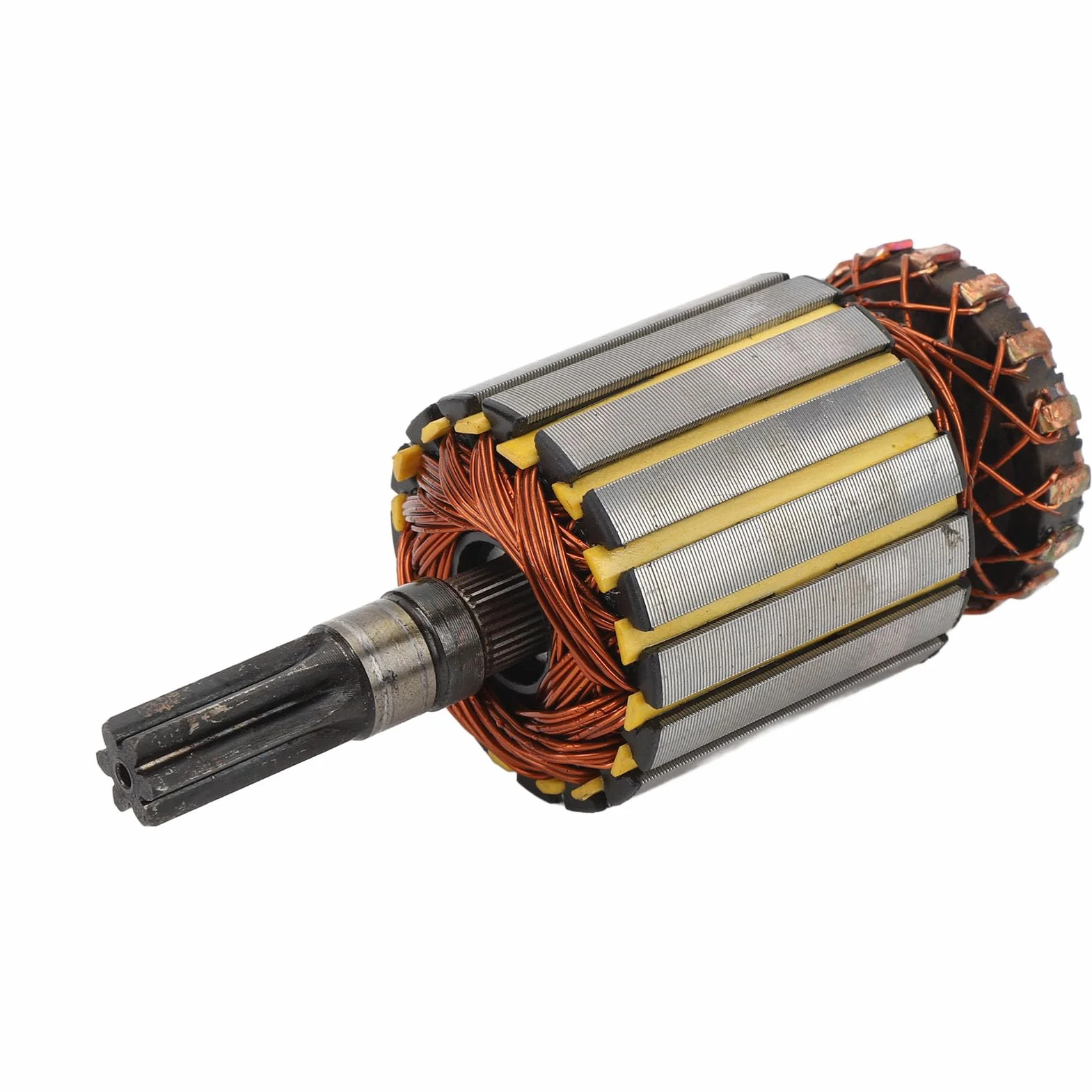 VOBOR Wirnik Silnika Wyciągarki, Wirnik Silnika Wyciągarki DC12V Metalowy, łatwy w Montażu, Wirnik Silnika Wyciągarki do Wyciągarki ATV 3000lb 4X4