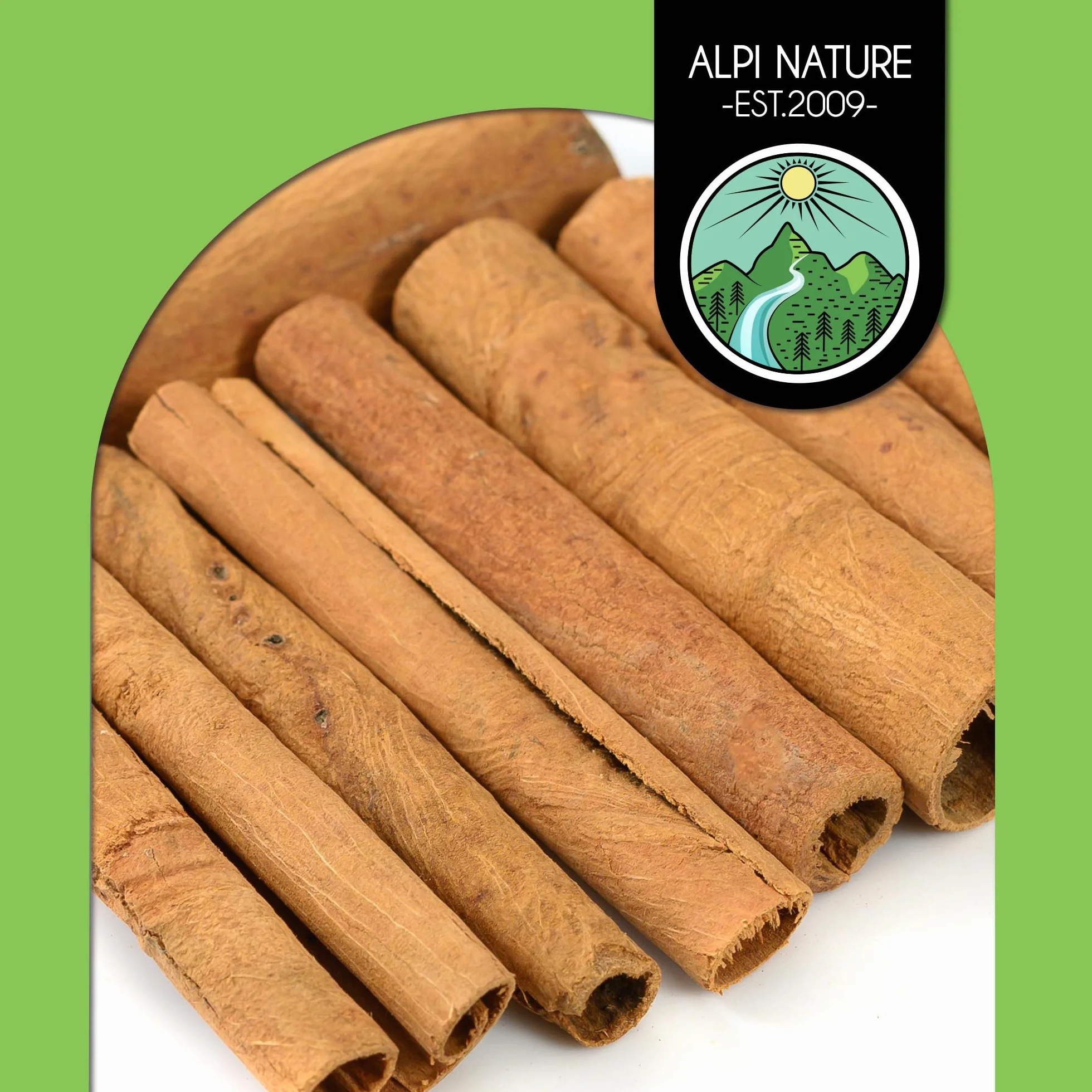 Alpi Nature Laski Cynamonu Cassia 250g 60 mm 75-77 sztuk