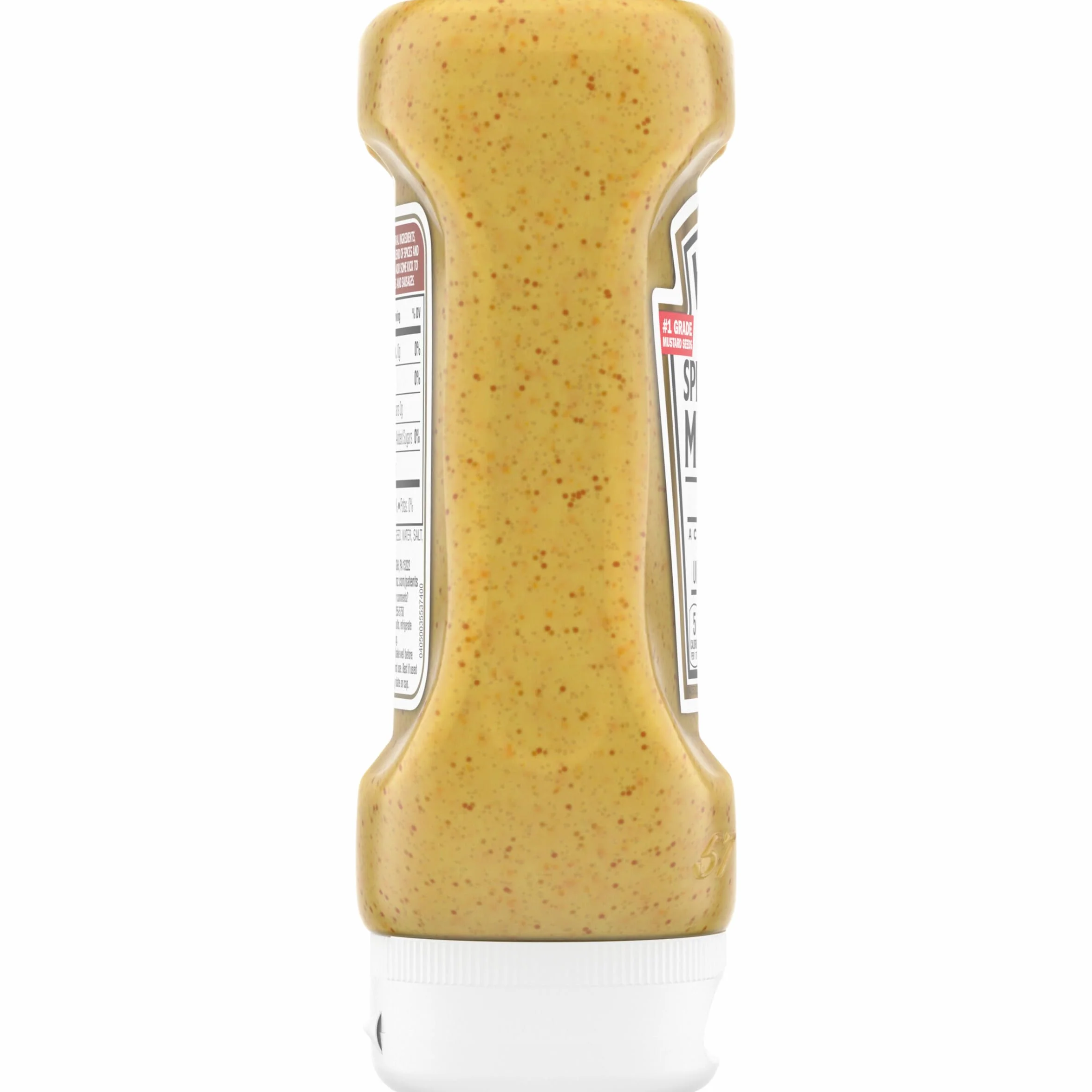 Heinz 100% Natural Spicy Brown Mustard (14 oz Bottle)