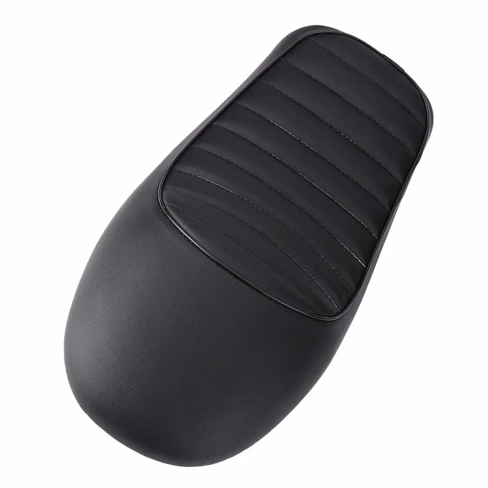 Skórzane siedzenie motocyklowe PU Leather Vintage Racer Flat Seat Cushion