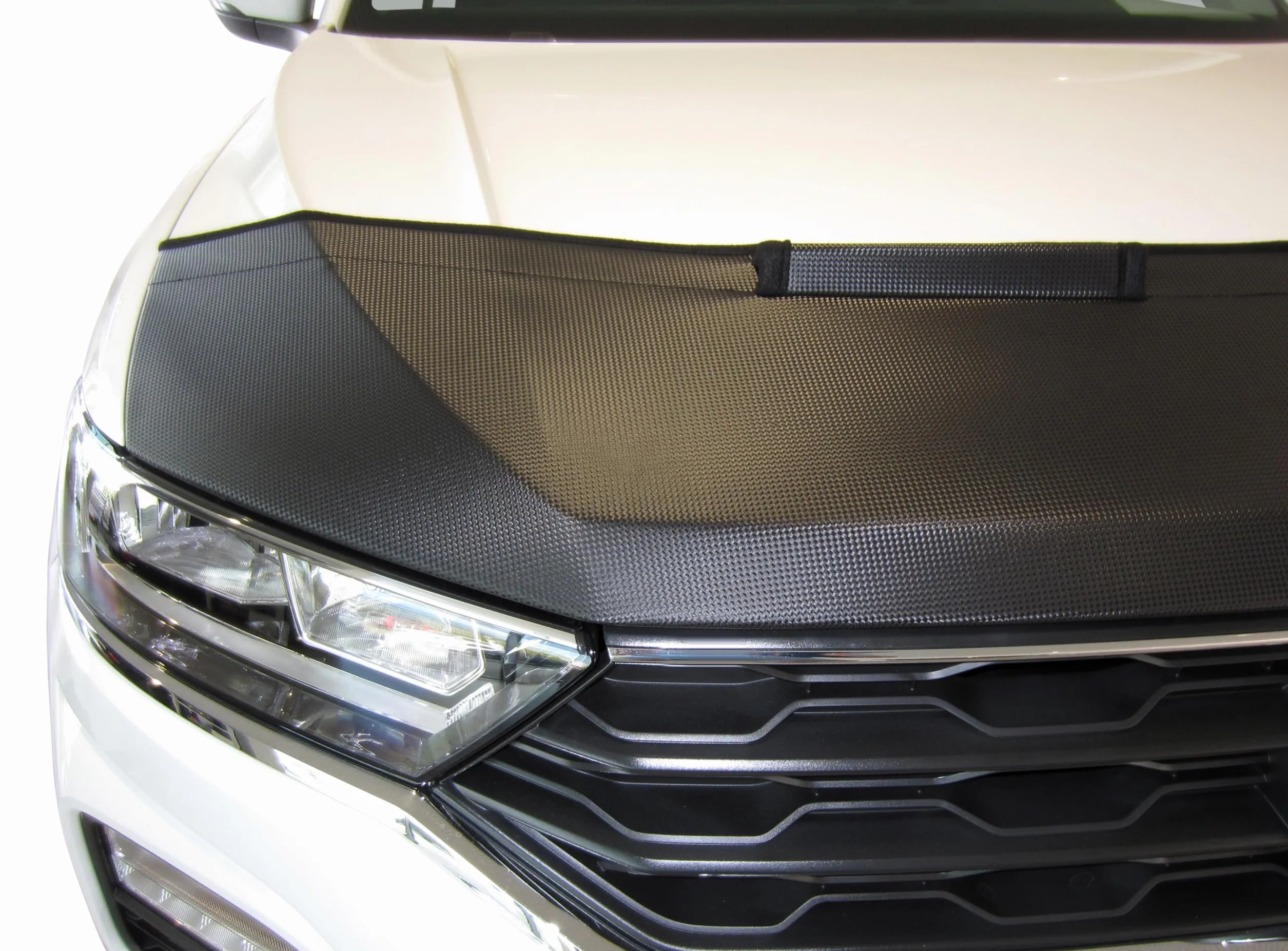 AB-00705 Carbon optyka samochodowa bra kompatybilna z VW Polo IV typ 9N rok produkcji 2001-2005 osłona przed uderzeniami kamieni Tuning Bonnet Bra
