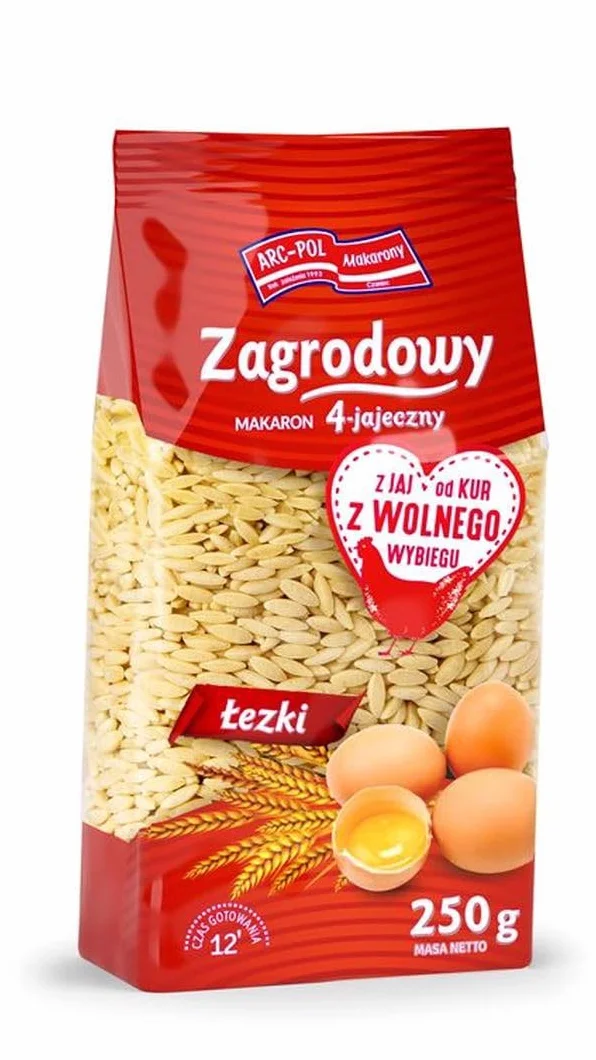 ARC-POL CZANIEC Makaron Zagrodowy łezka 4-jajeczny 250 g