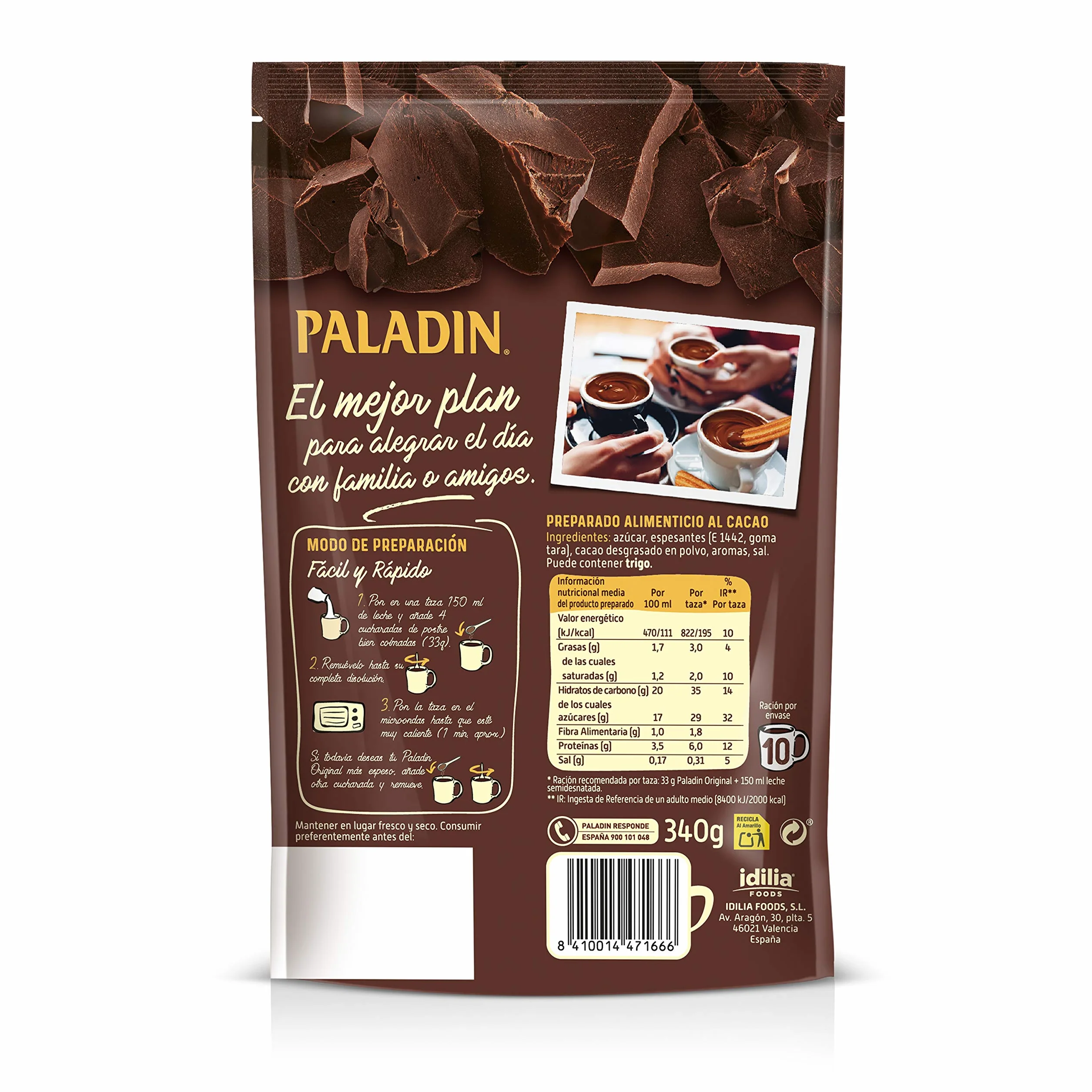 Paladin Paladin (gorąca czekolada) 340 g