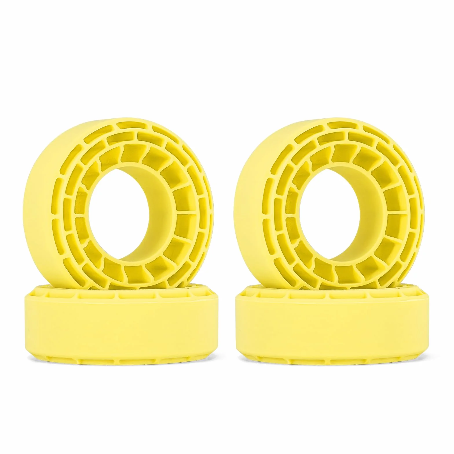 INJORA 4 szt. wkładki z gumy silikonowej do opon 56-58 mm x 24 mm 2,5 cm (małe)