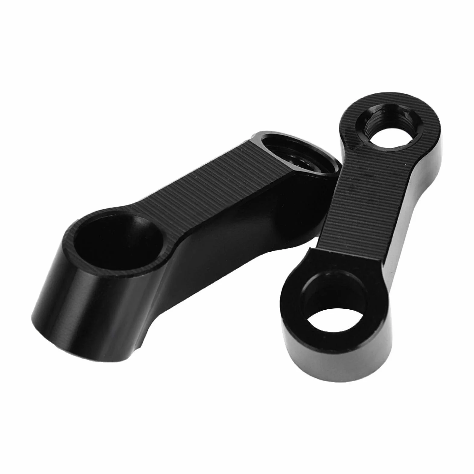 Akozon Mirror Adapter M10 M8 Riser Mount Extension Czarny Zestaw Motocyklowe lusterko wsteczne