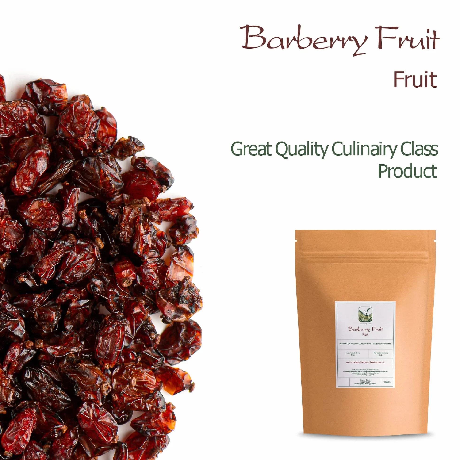 Barberry Dried Fruit Berries - Barberries - Bilberries 200g