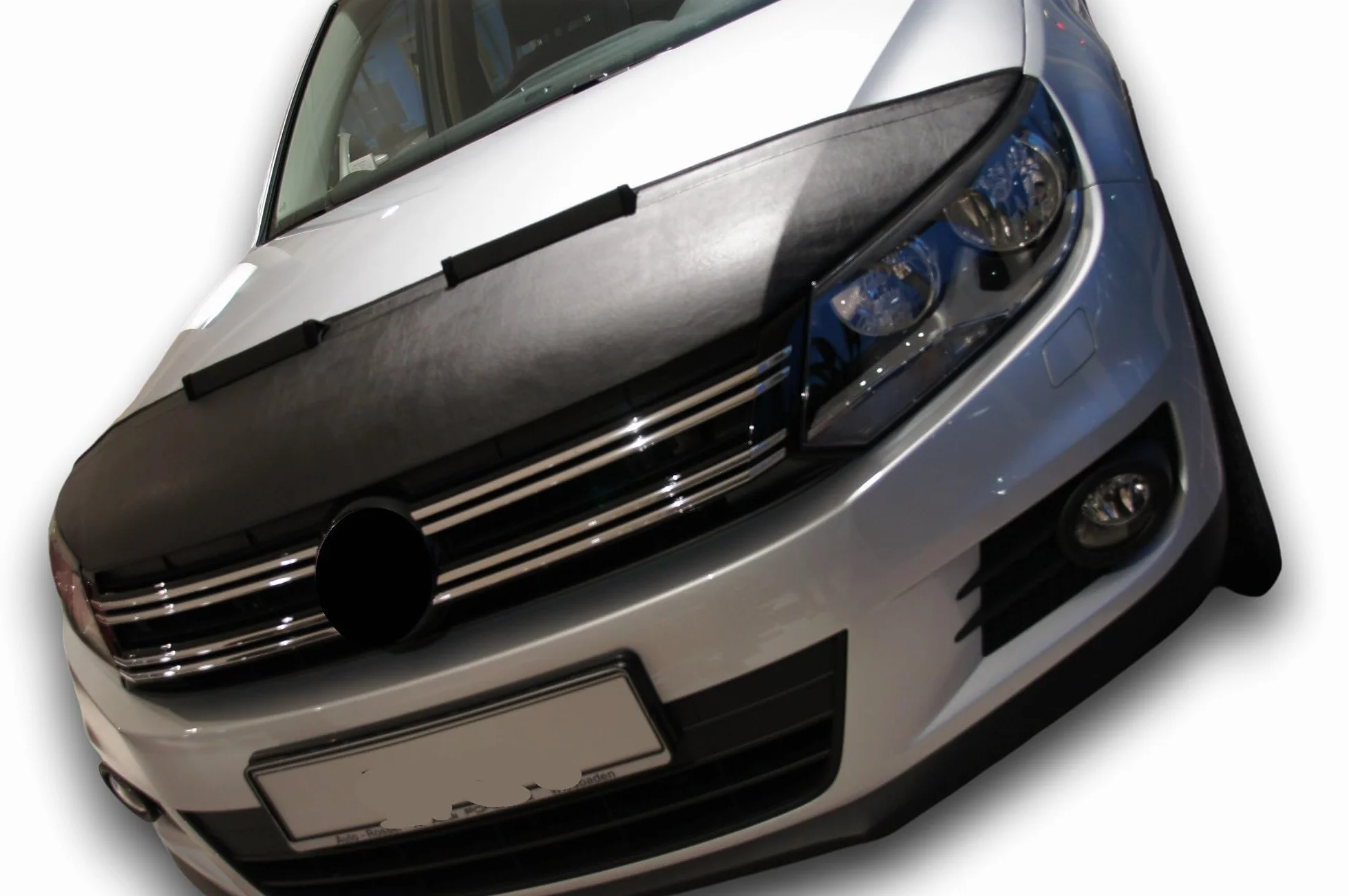 AB-00255 AUTO-BRA kompatybilny z VW Volkswagen Tiguan rok produkcji 2007-2016 osłona osłona przed uderzeniami kamieni Tuning Bonnet Bra