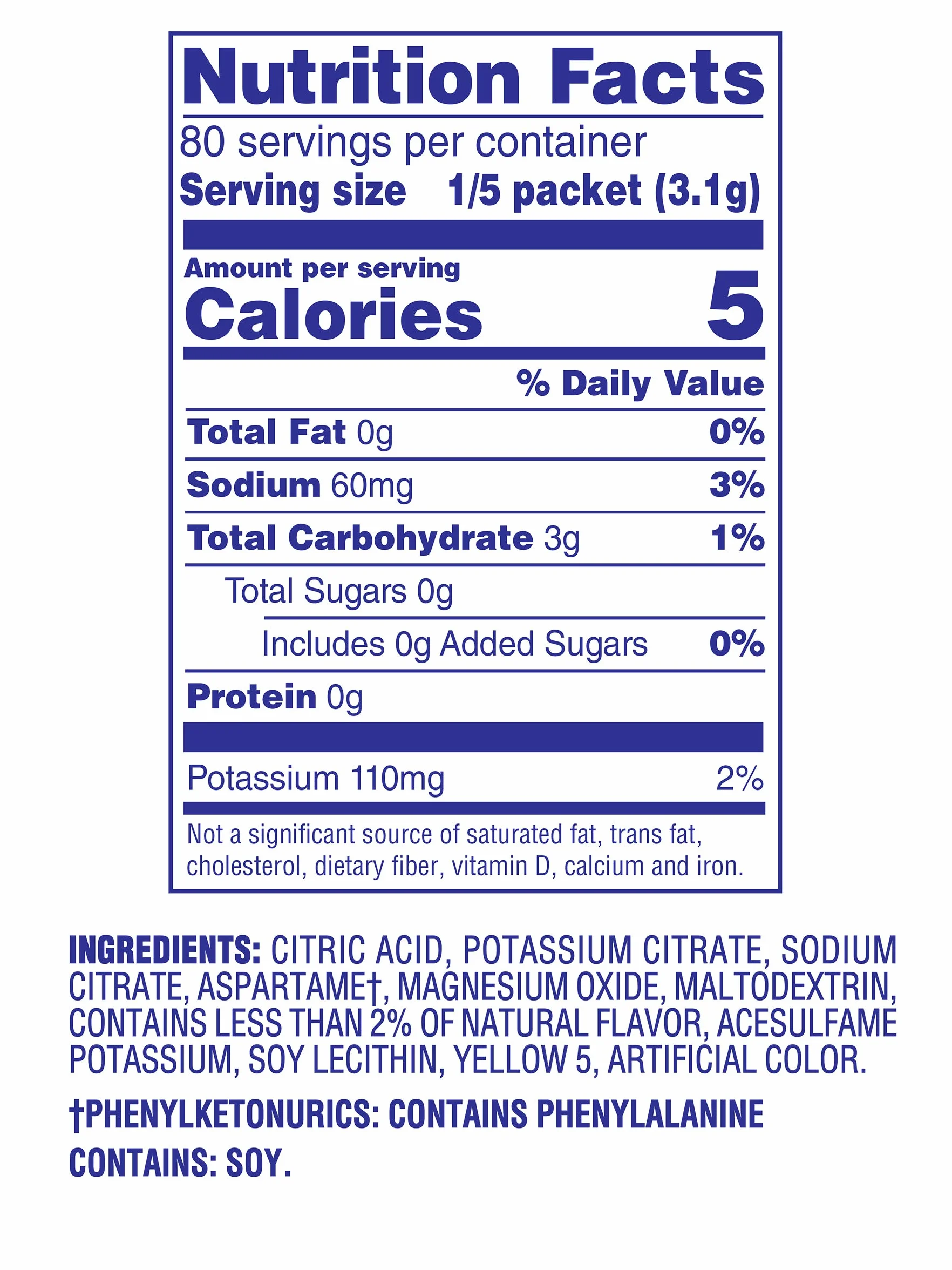 Crystal Light Lemonade Sticks Natural 8.6 oz 16 Count