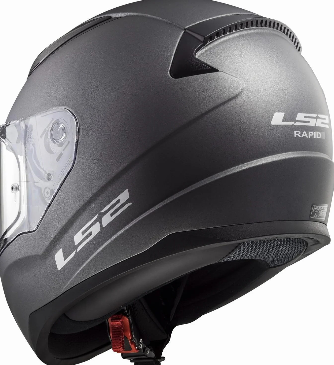 LS2, pełny kask motocyklowy Rapid, mat titanium, XL