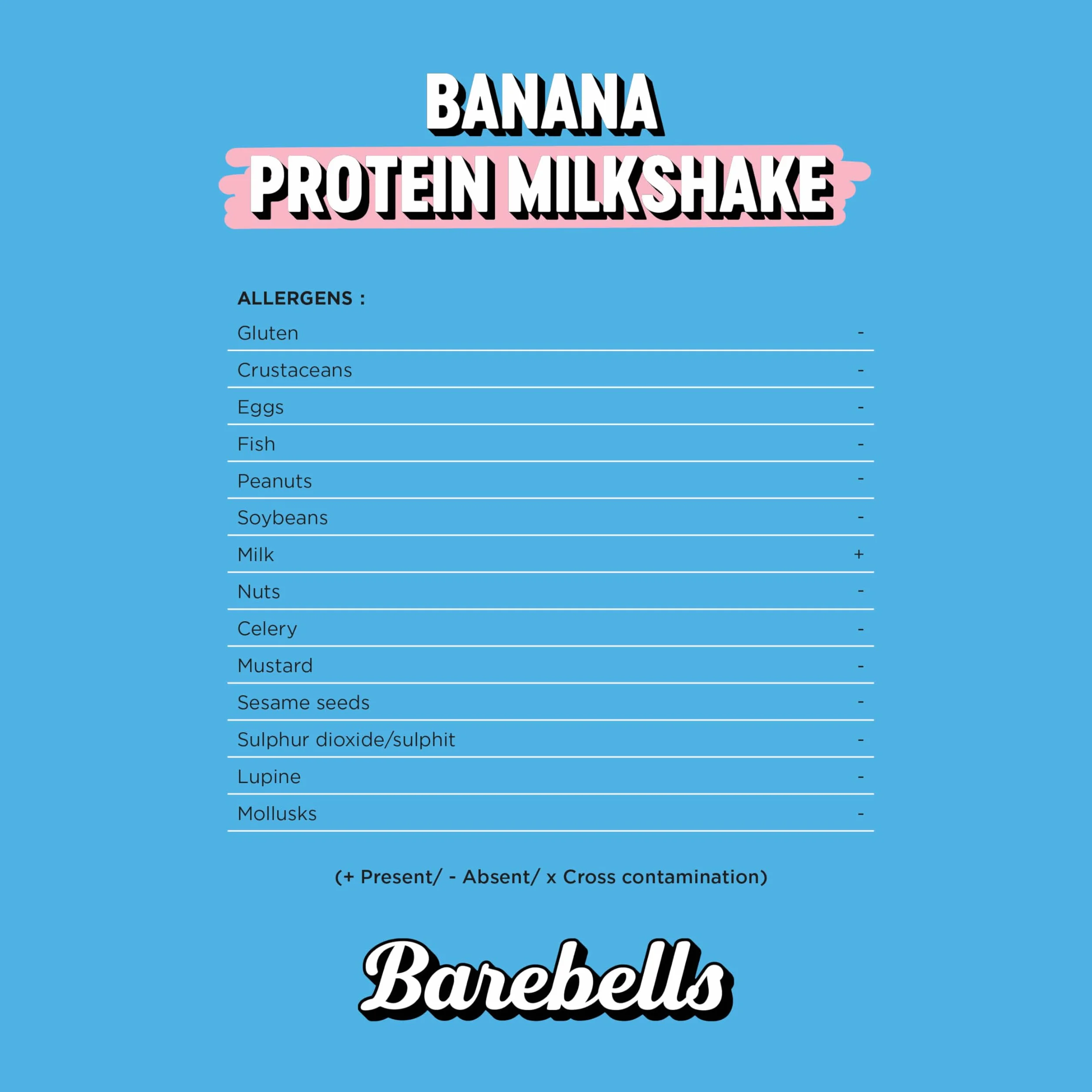 Barebells Protein Milkshakes Banana 8x330ml