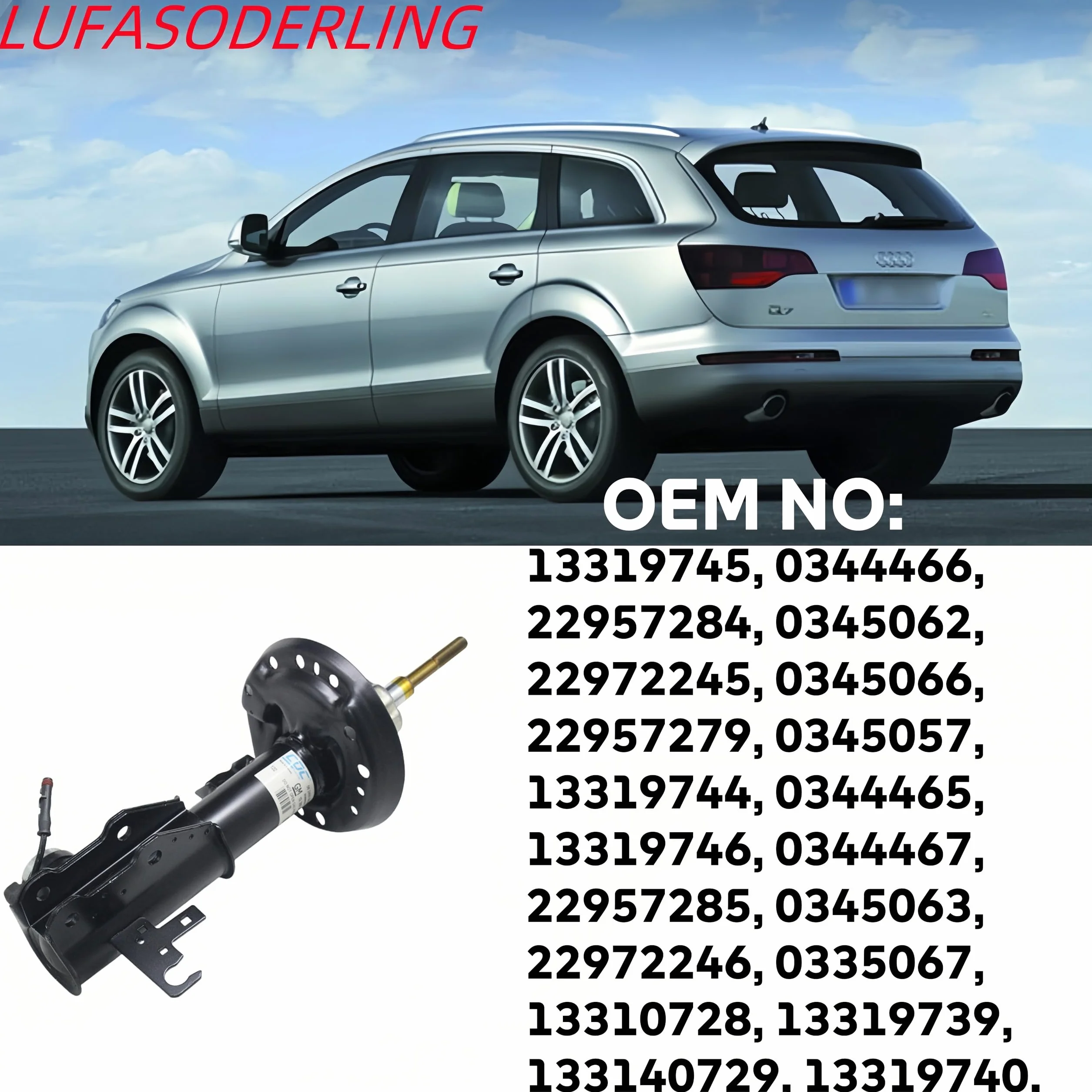 Buick Regalway 2011-2013 OEM 506-761 13319741 przednie zawieszenie pneumatyczne amortyzatory sprężynowe VDC EDC