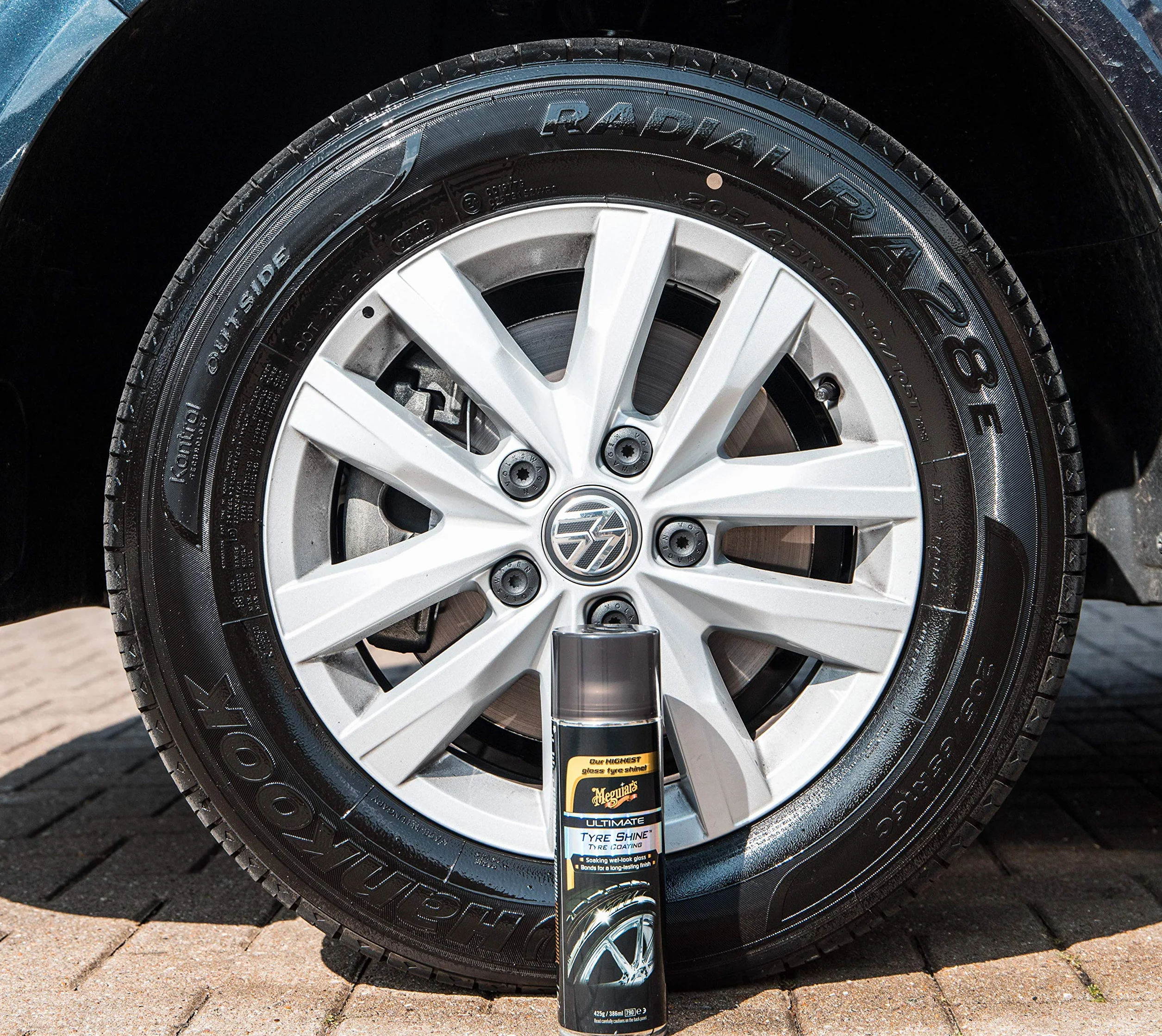 Meguiar's G192315EU Ultimate Tire Shine Tire Coating Opony Dressing 425g: Nasz najwyższy połysk opon błyszczy
