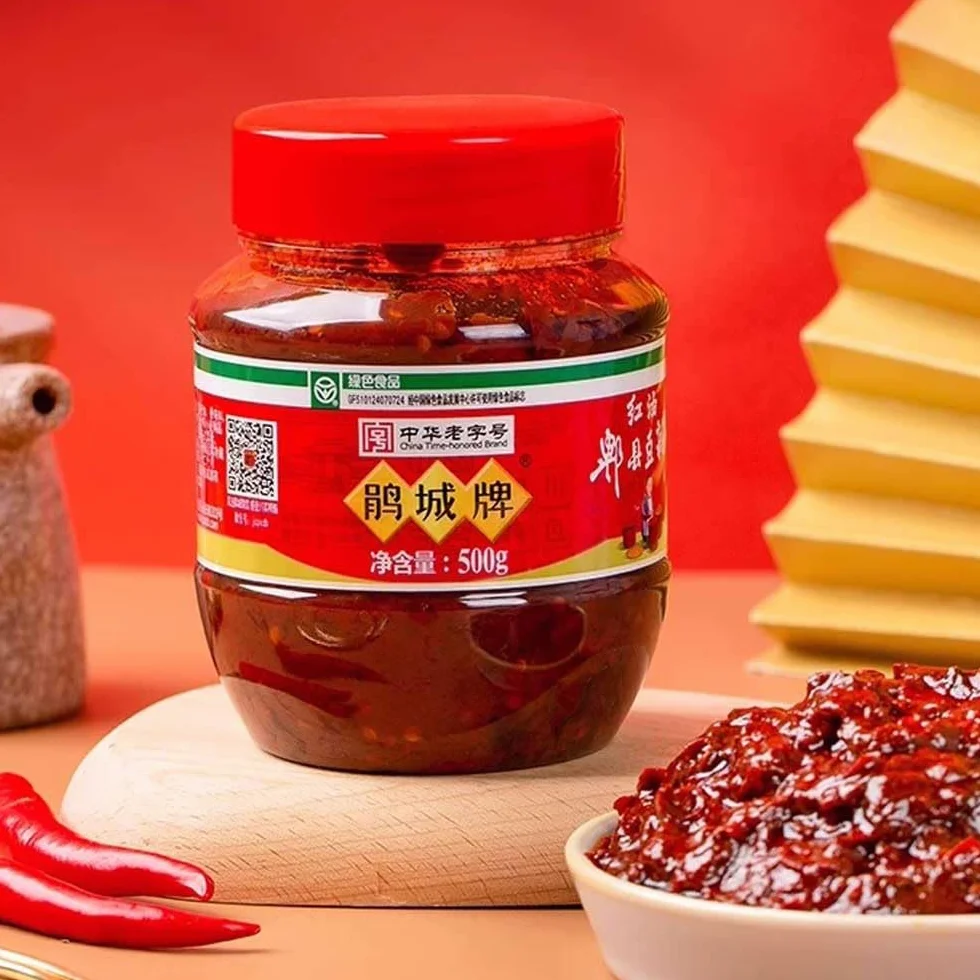 Chiński sos z fasoli chili syczuańskiej 红油豆瓣酱 500g