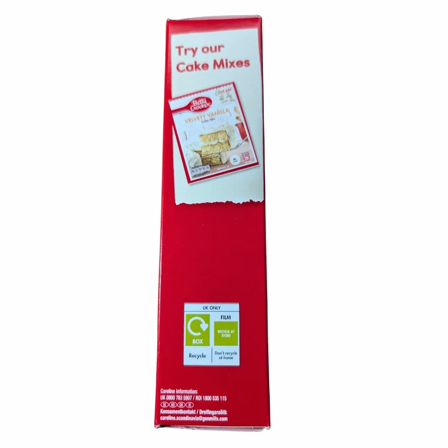 Betty Crocker Czerwona Welwetowa Mieszanka do Ciasta 425 g
