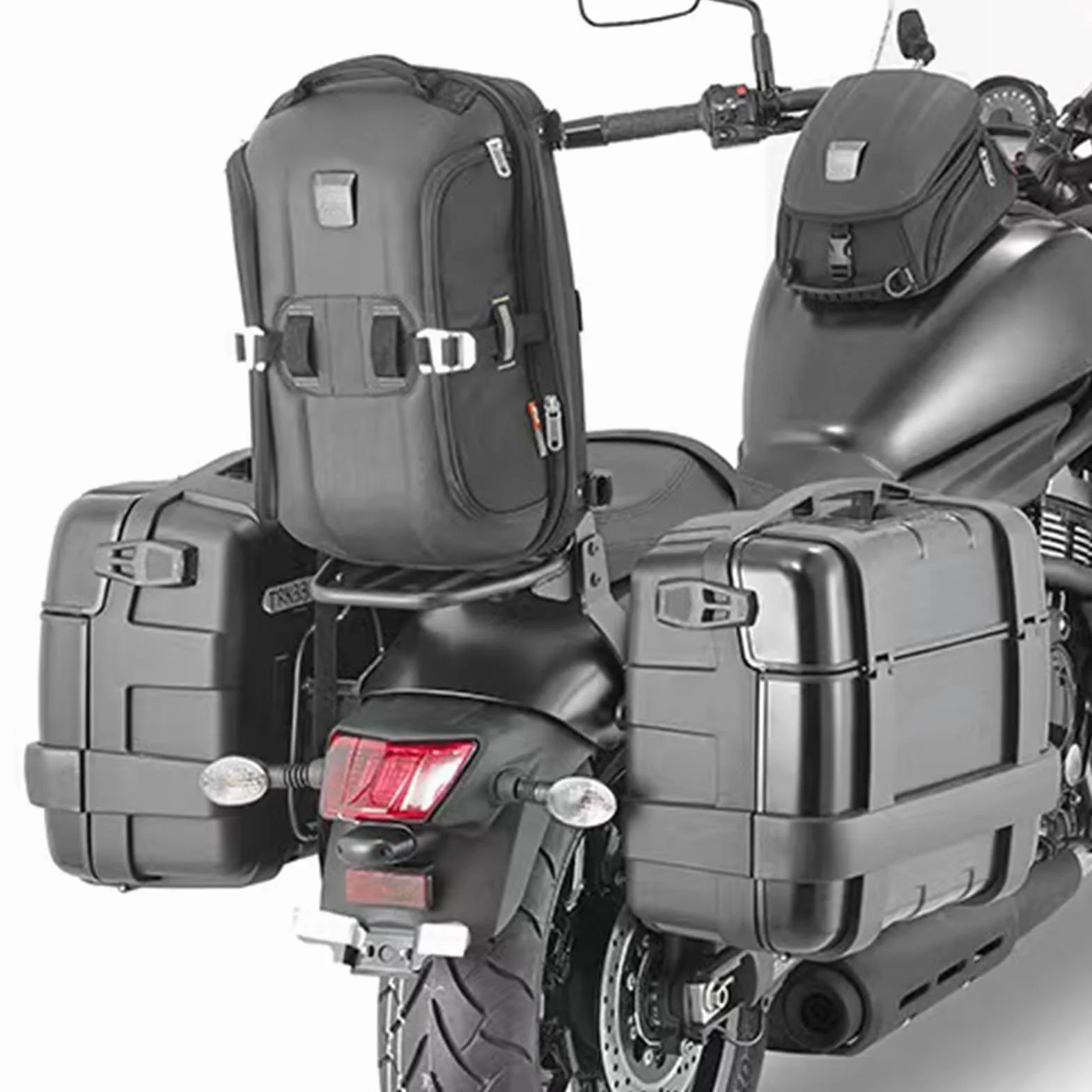 Motocykl Sissy Bar Oparcie z tylnym bagażnikiem dla Kawasaki Vulcan S 650 VN650 Top Box Rozszerzony metalowy wspornik tylny tylny pasażer