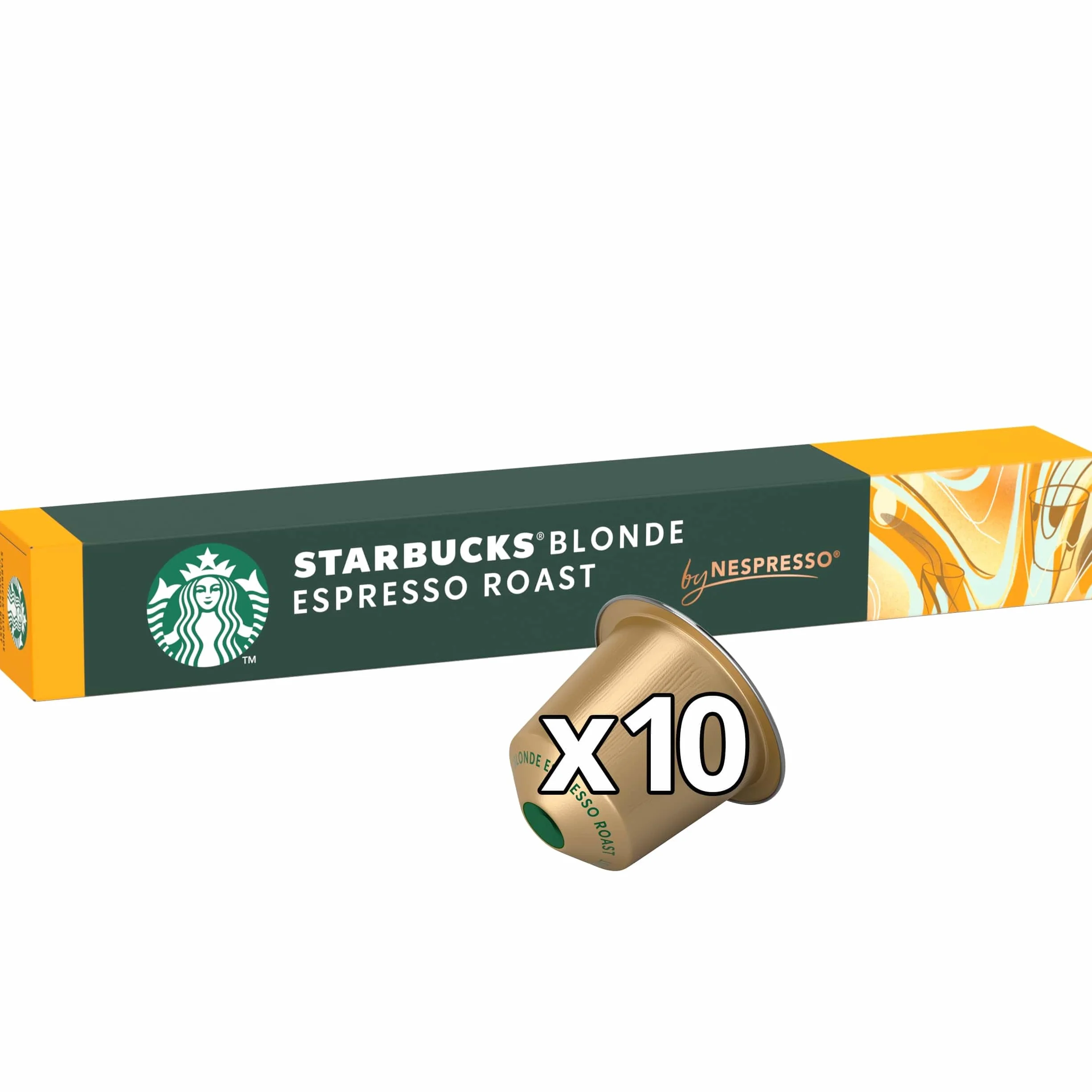STARBUCKS Blonde Espresso Roast kapsułki kawy Nespresso 100 sztuk
