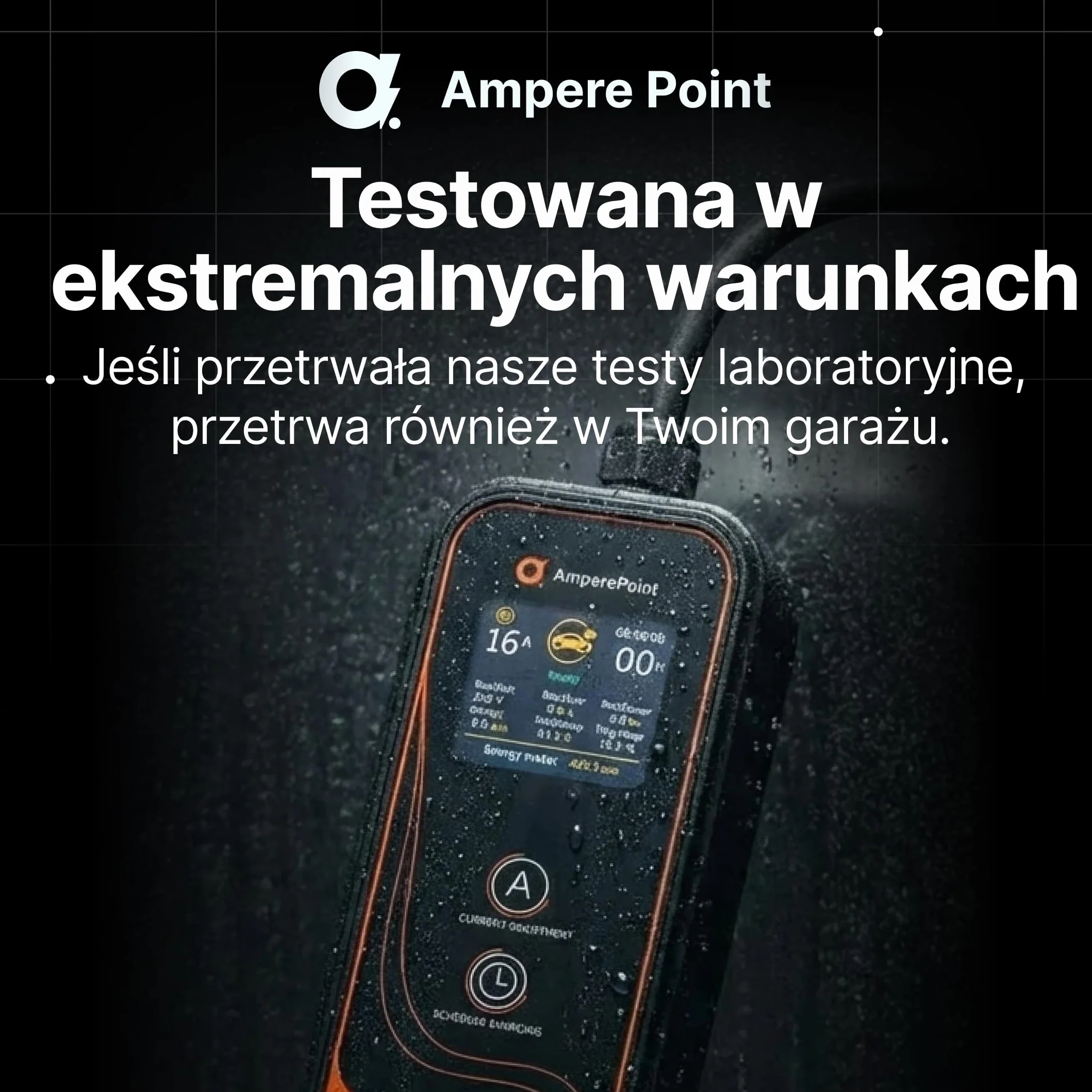 Wallbox Mobilna Ładowarka EV 11 kW 16 A Typ 2, Stacja Ładująca z regulowaną mocą 8-16 A, kabel 6 m, CEE 400 V