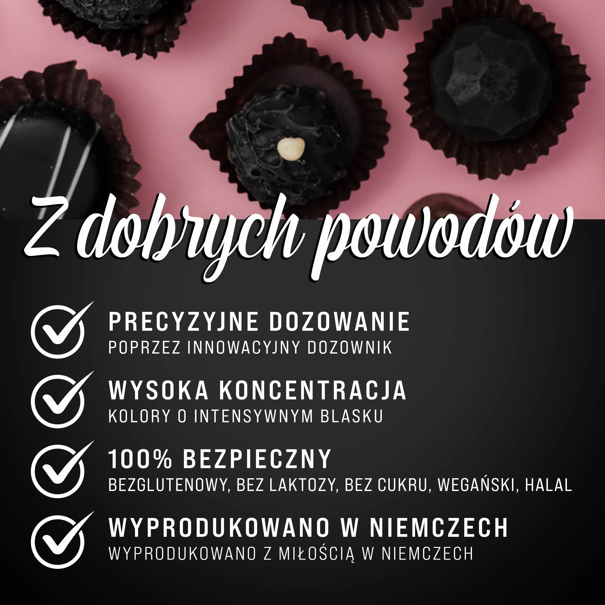 Barwnik spożywczy czarny 10ml Wysoce skoncentrowany płynny do barwienia napojów ciast