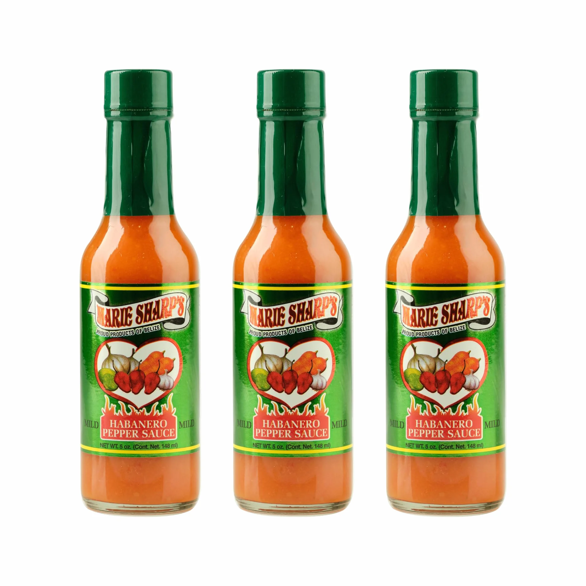 Marie Sharp's Mild Habanero Pepper Sauce 3 sztuki