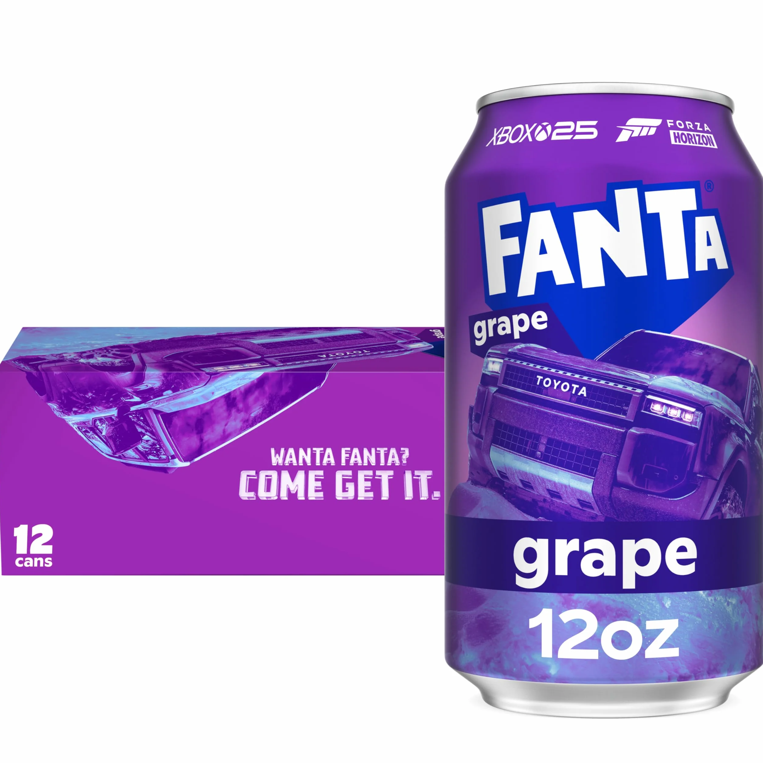 Fanta Grape 12 uncji (355 ml) - 24 opakowania
