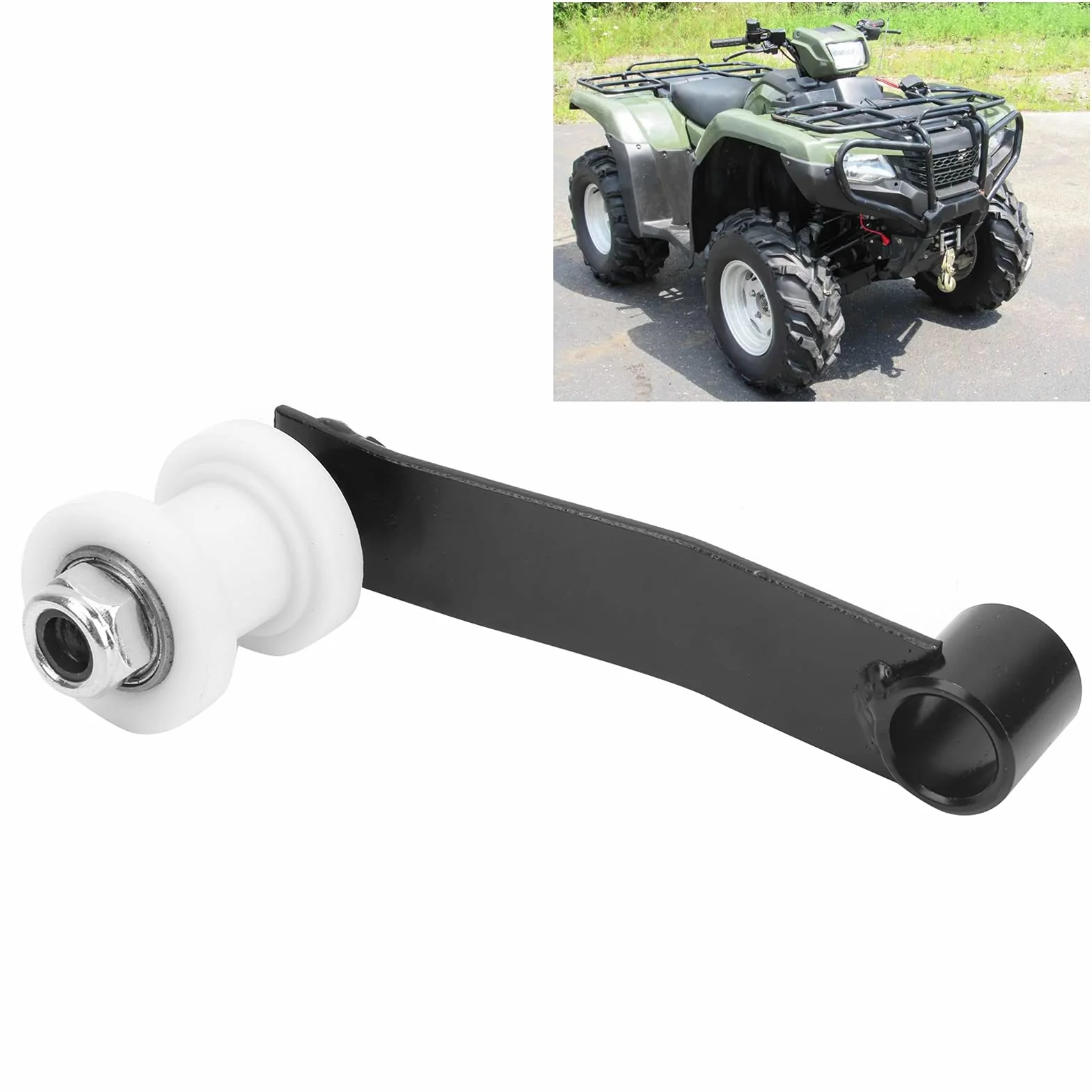 Prowadnica łańcucha Rolka Napinacza z Tuleją Sprężynową ATV Prowadnica łańcucha Sprężyna Napinacza łańcucha do Akcesoriów Motocyklowych ATV Dirt Bike